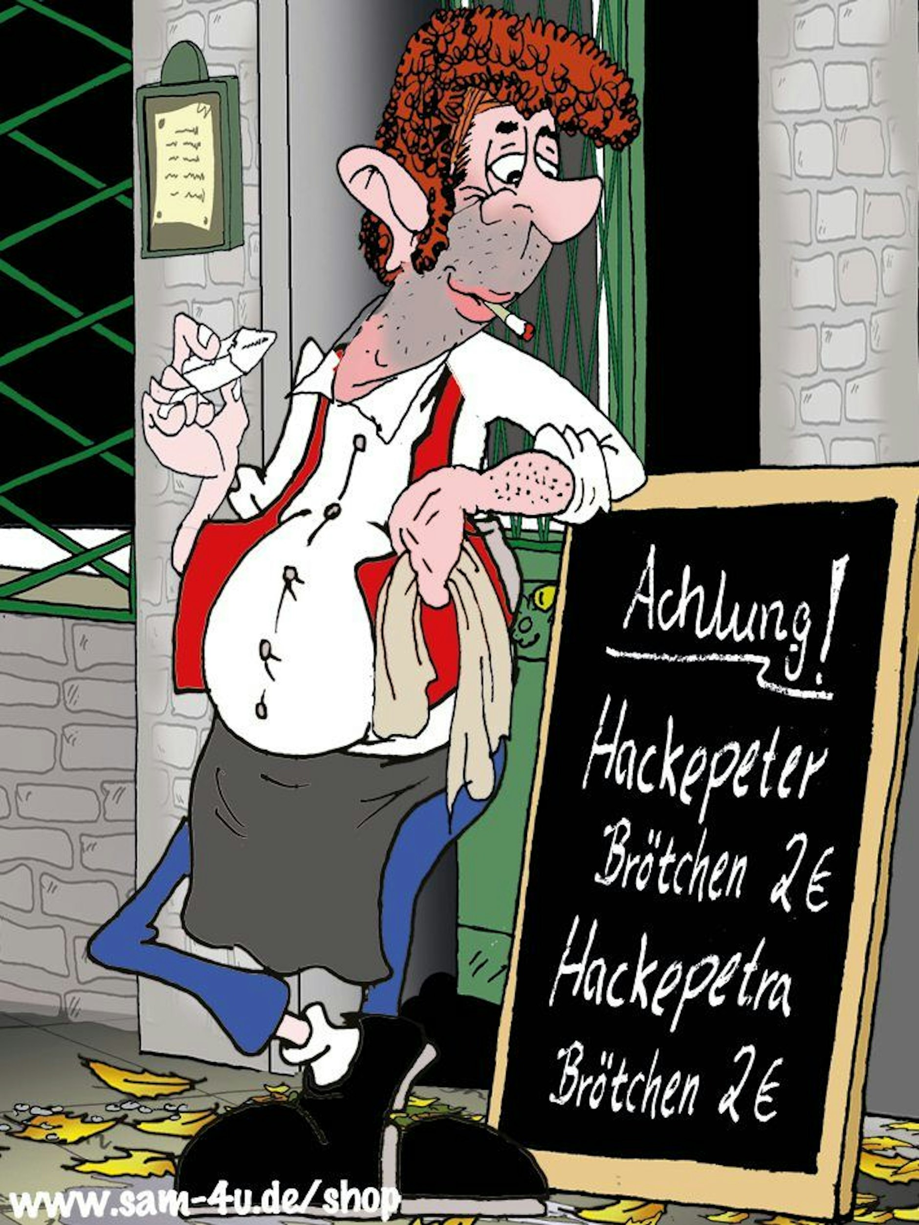 Auch heute haben wir einen tollen Cartoon des Tages für Sie - hier kommt das Beste von Zeichner Sam Paff aus BErlin!