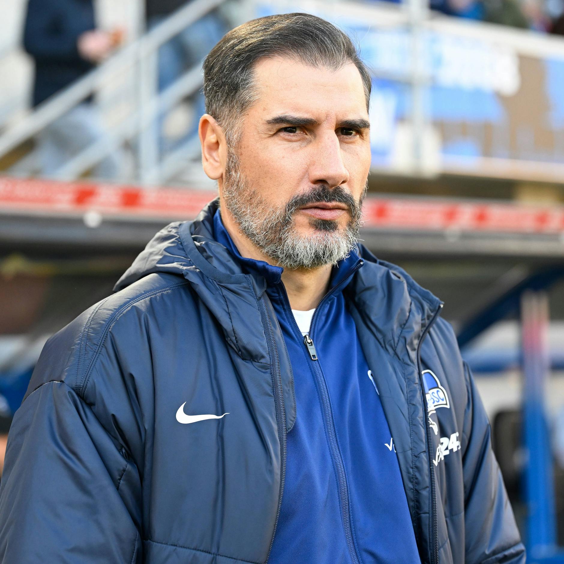Hertha-Trainer Cristian Fiel hofft auf ein Ende des Heimfluchs.