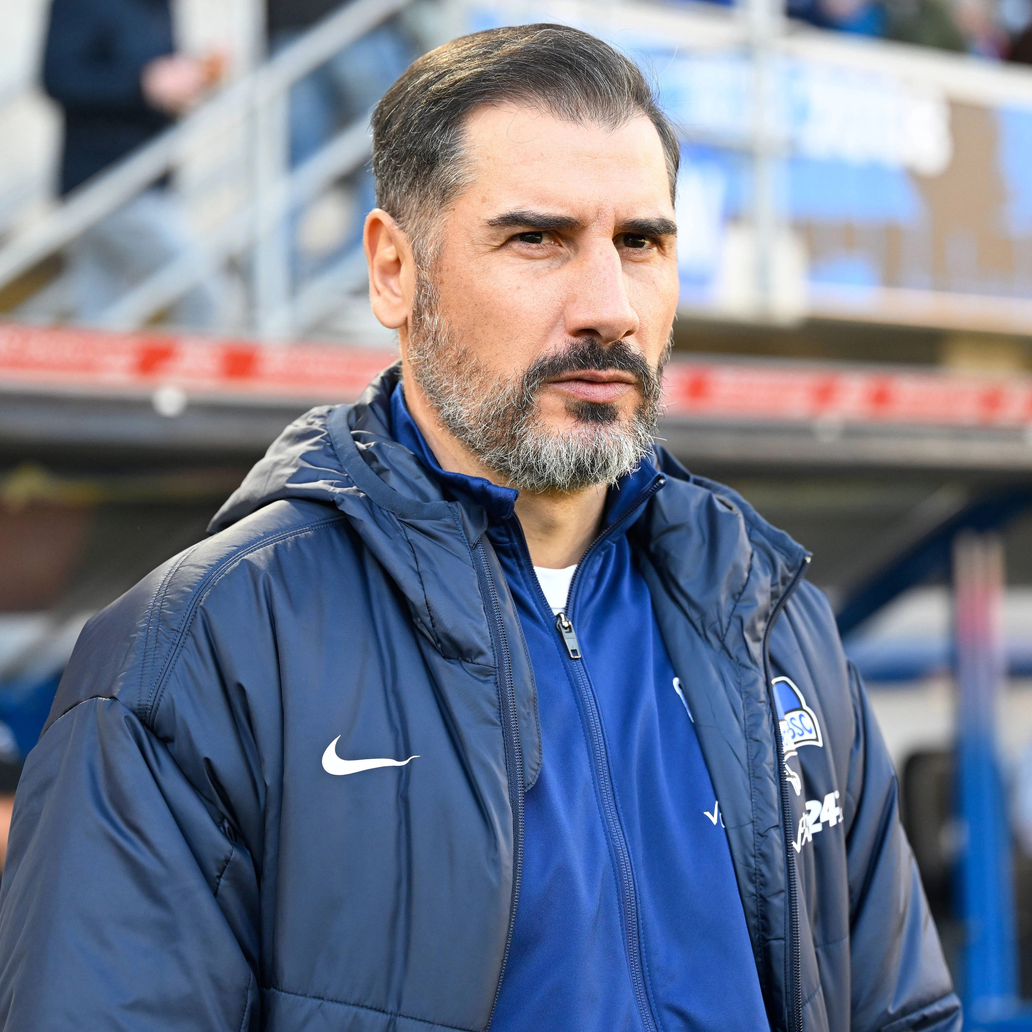 Hertha-Trainer Cristian Fiel hofft auf ein Ende des Heimfluchs.