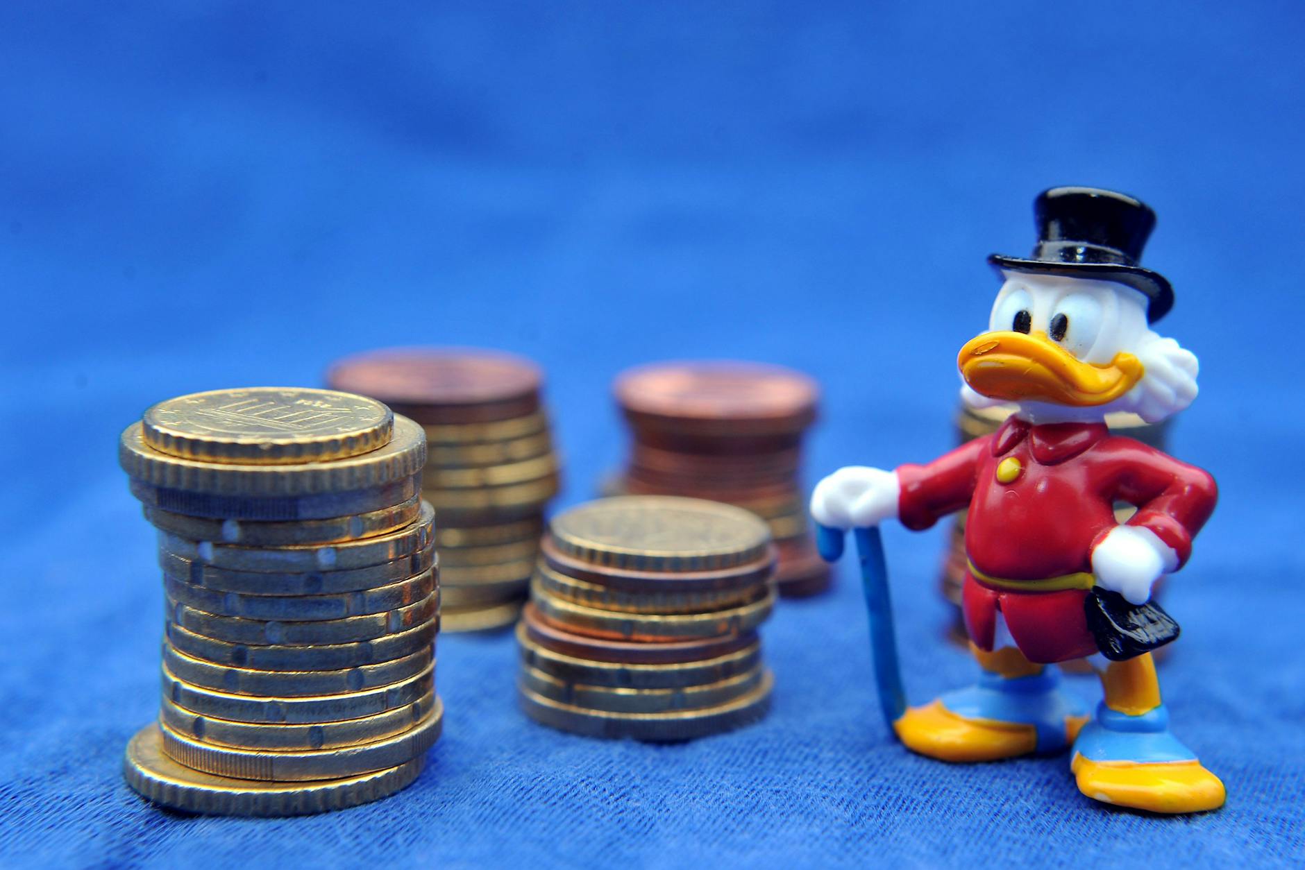 Reich wie Dagobert Duck: In Berlin und Brandenburg gibt es mehrere Milliardäre.