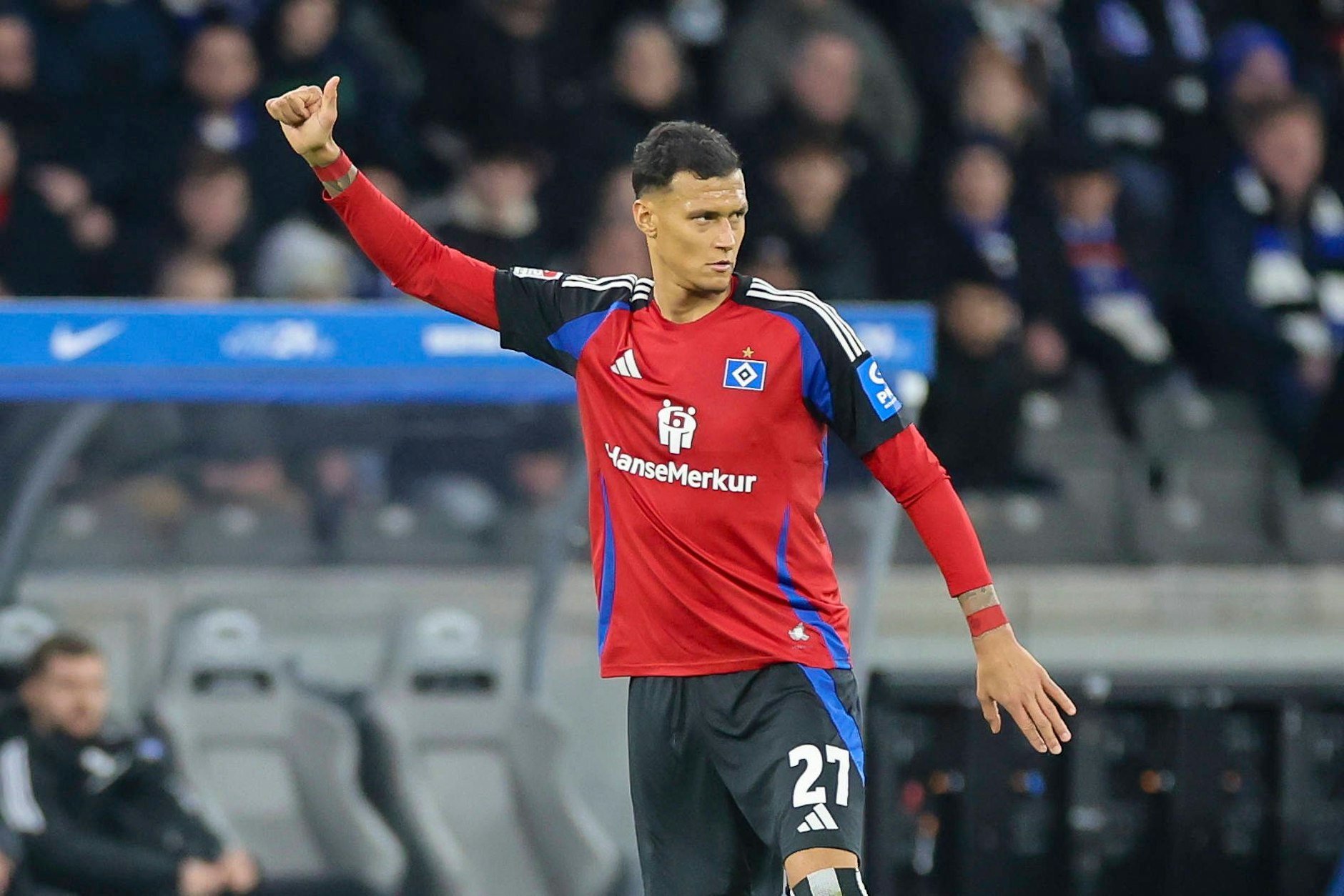 HSV-Stürmer Davie Selke machte gegen seinen Ex-Klub Hertha BSC seinen elften Saisontreffer.