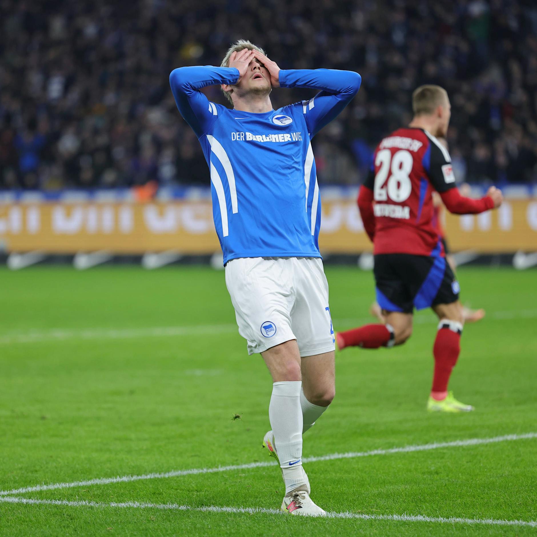 Hertha BSC: Winkler-Wahnsinn! Vier Minuten zwischen Freude und Fehler