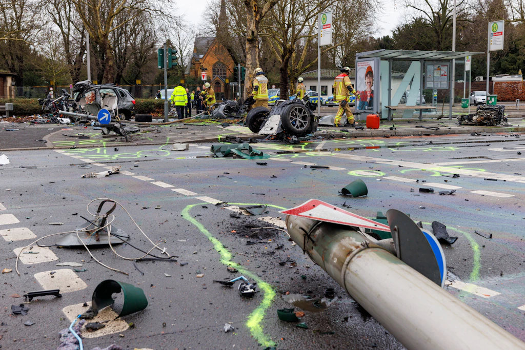 Horror-Unfall: BMW überschlägt sich, 3 Tote und ein Trümmerfeld