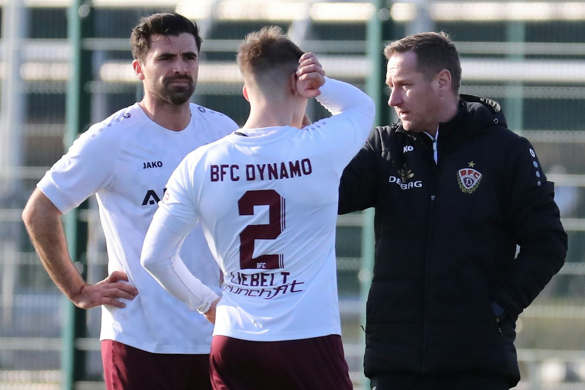 BFC-Trainer Dennis Kutrieb erteilt seine Anweisungen und Tipps an die Spieler jetzt als A-Lizenz-Inhaber.