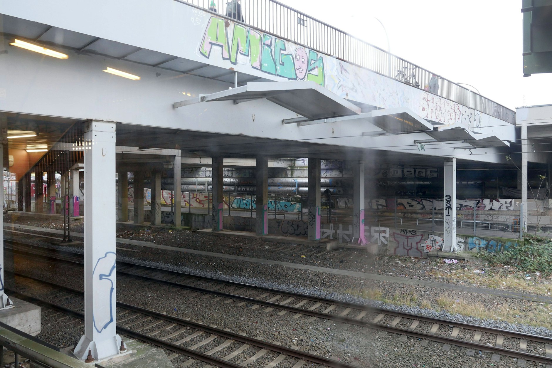 Brücke über der Landsberger Allee.