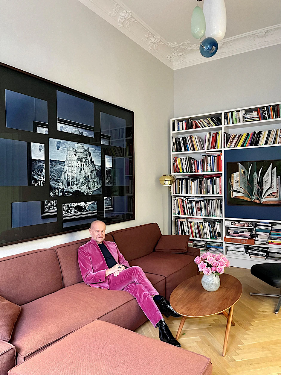 Timo Miettinen in seinem Salon Dahlmann, Marburger Str. 3