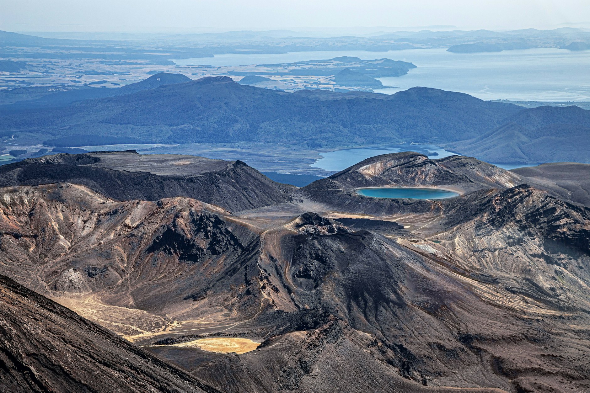 Blick über die Nordinsel Neuseelands