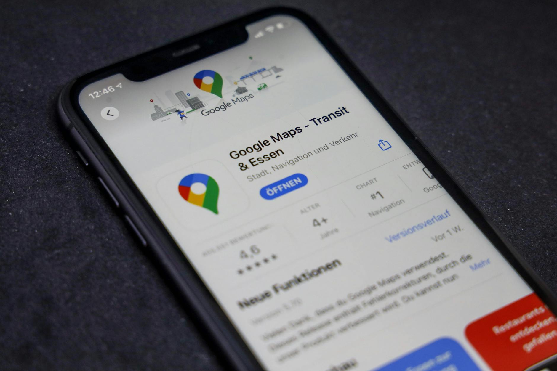 Google Maps im App Store
