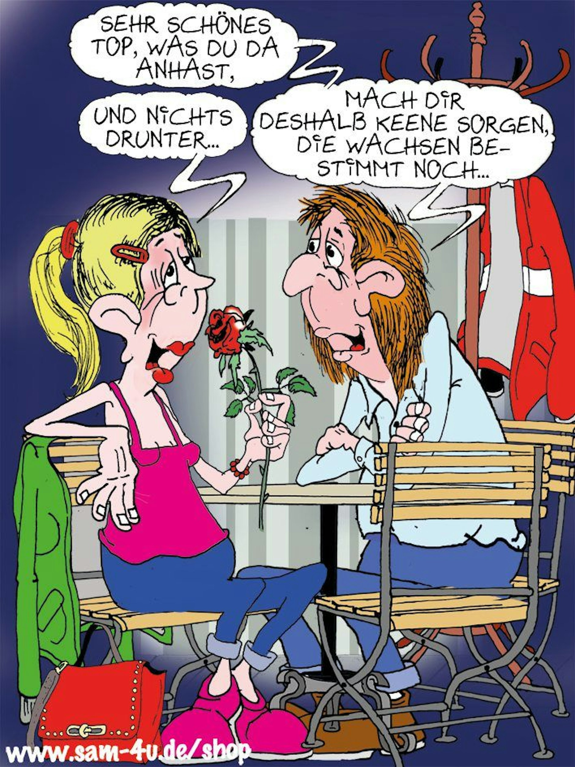 Auch heute haben wir einen Cartoon des Tages aus der Feder von Zeichner Sam Paff aus Berlin für Sie.