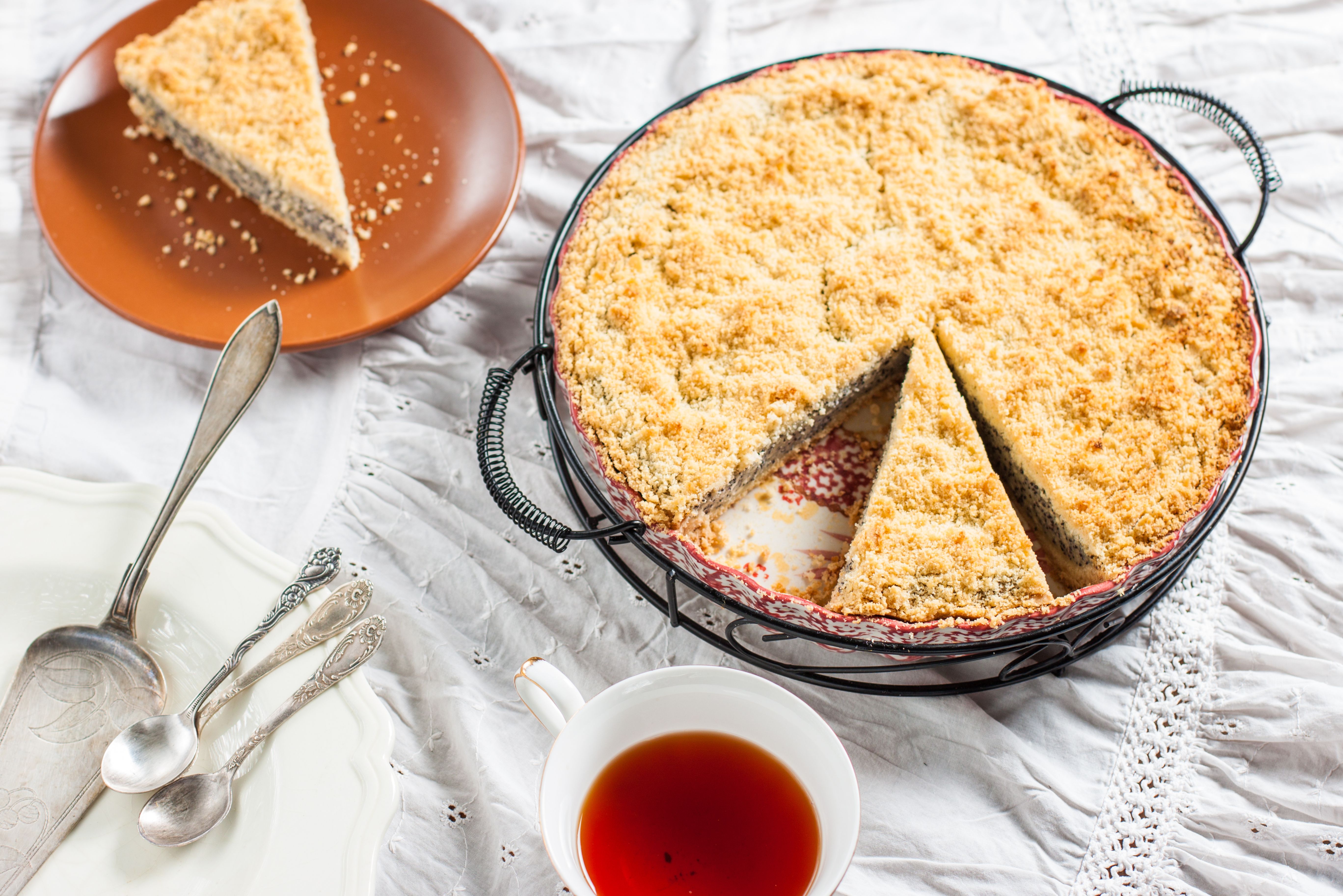 Rezept für Thüringer Mohnkuchen: Omas bester Streuselkuchen mit Mohn!
