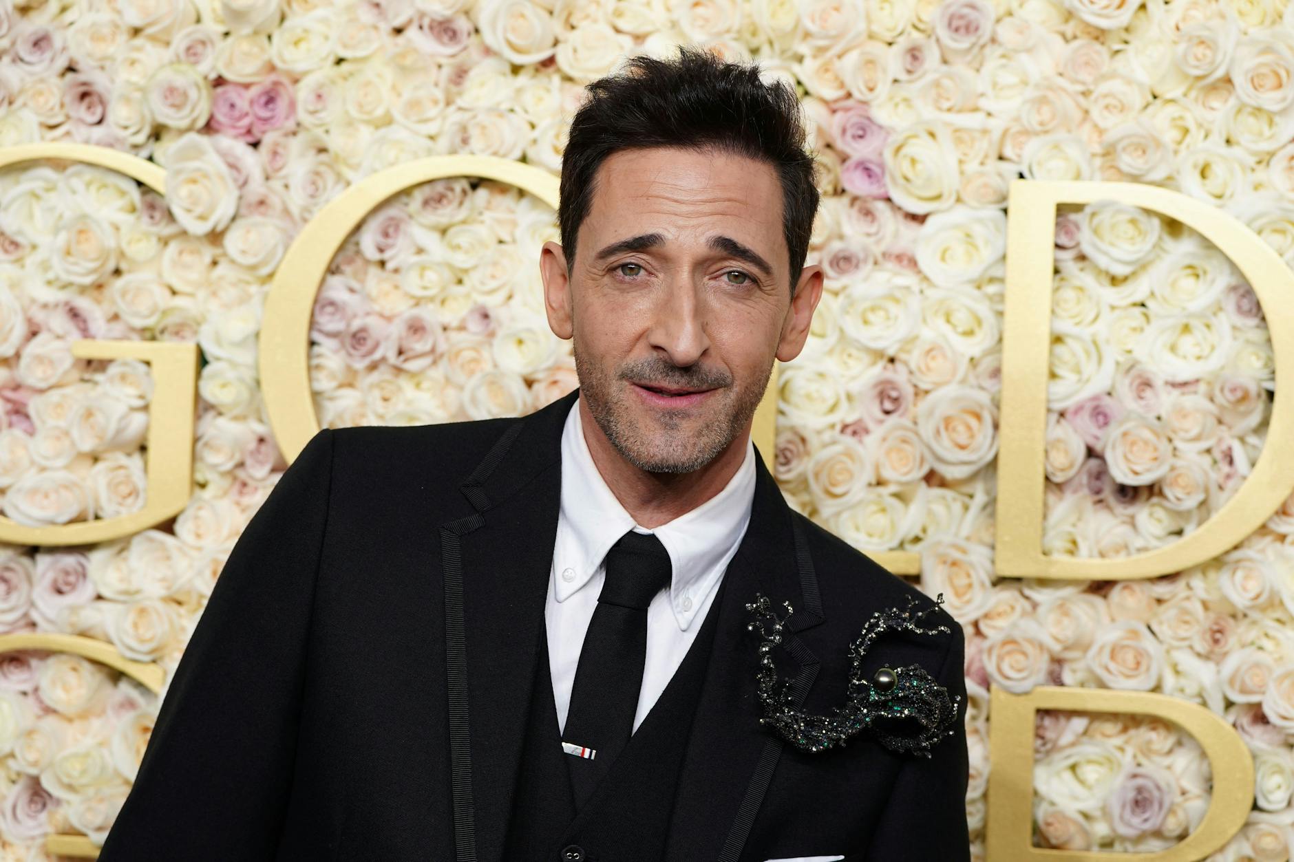 Adrien Brody kommt zur Verleihung der 82. Golden Globes in Los Angeles.