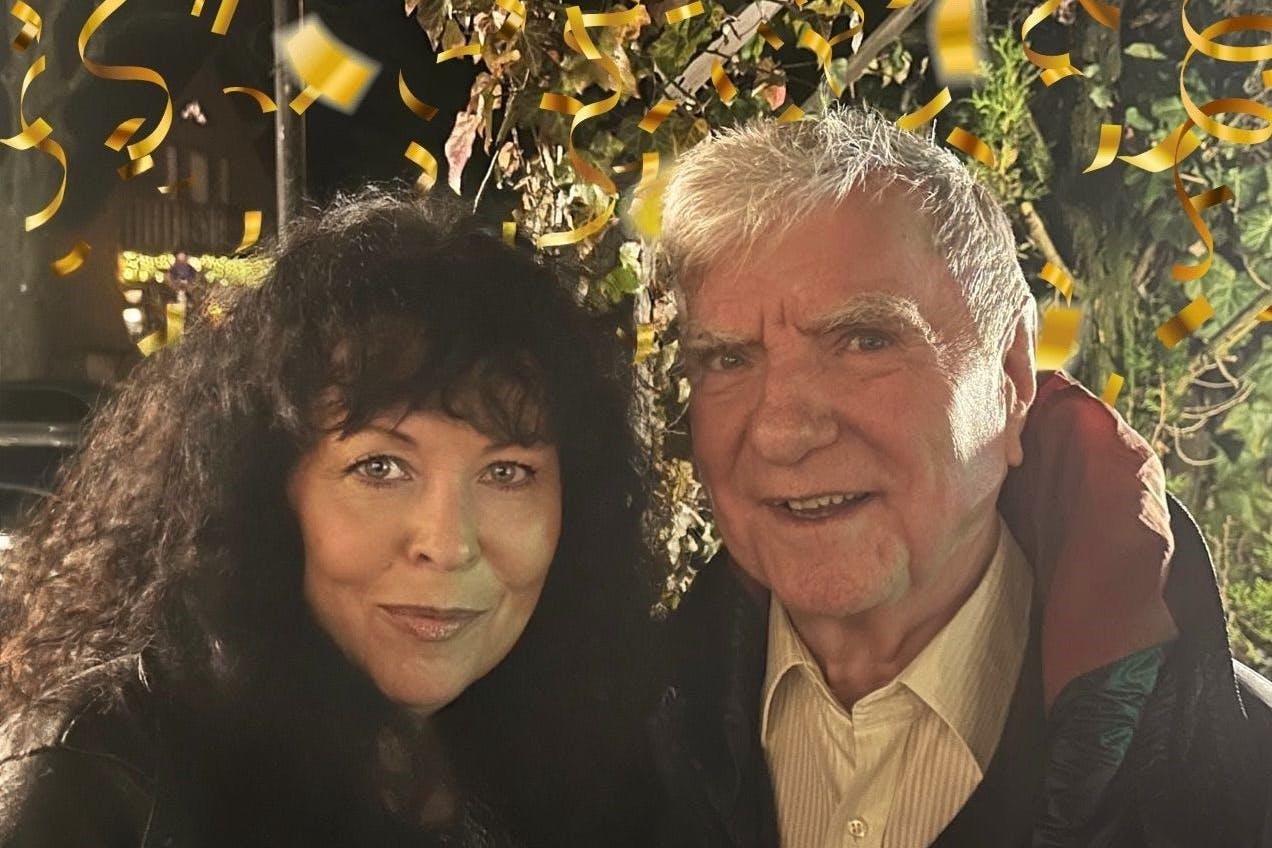 Heike Köfer und DDR-Schlagerretter Siegfried Trzoß