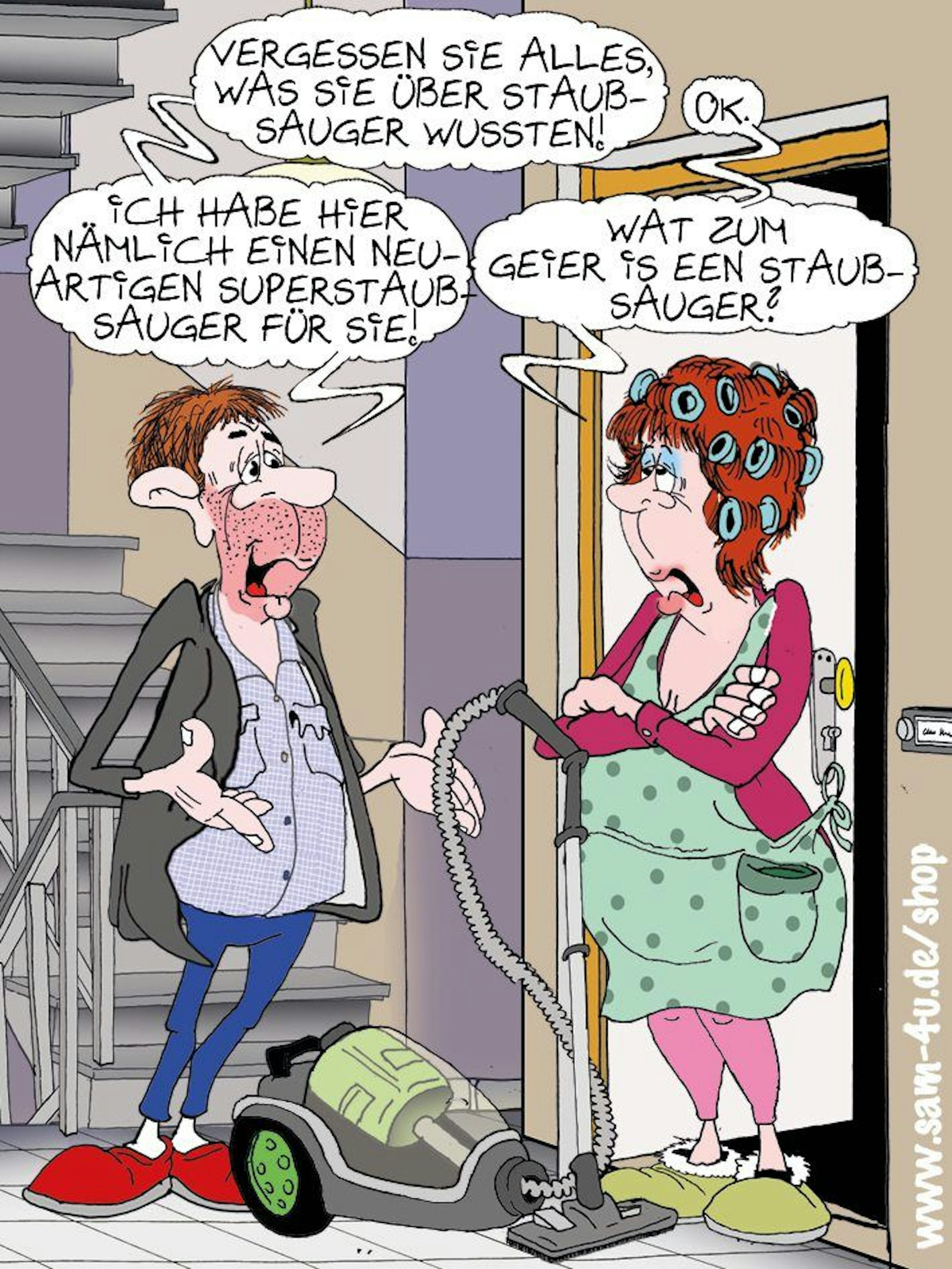 Auch heute haben wir einen Cartoon des Tages für Sie - und auch heute kommt er von Zeichner Sam Paff aus Berlin.