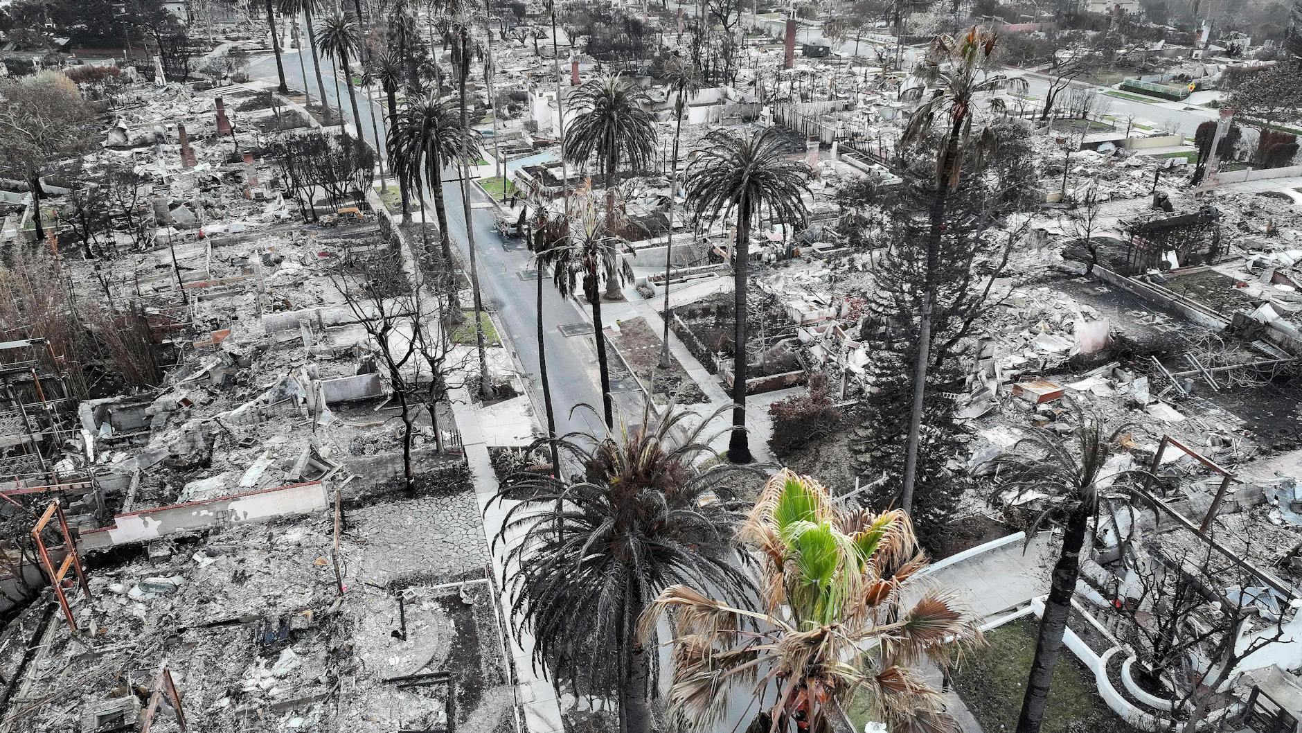 Große Teile Los Angeles fielen den Flammen zum Opfer.