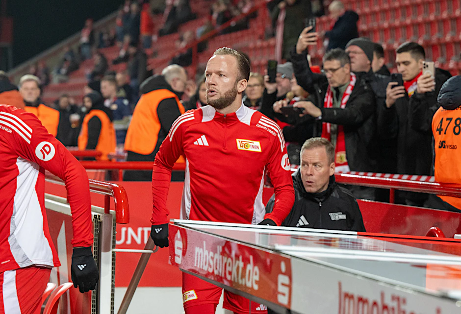Kevin Vogt (33) soll am Sonnabend gegen RB Leipzig wieder in die Startelf des 1. FC Union zurückkehren.