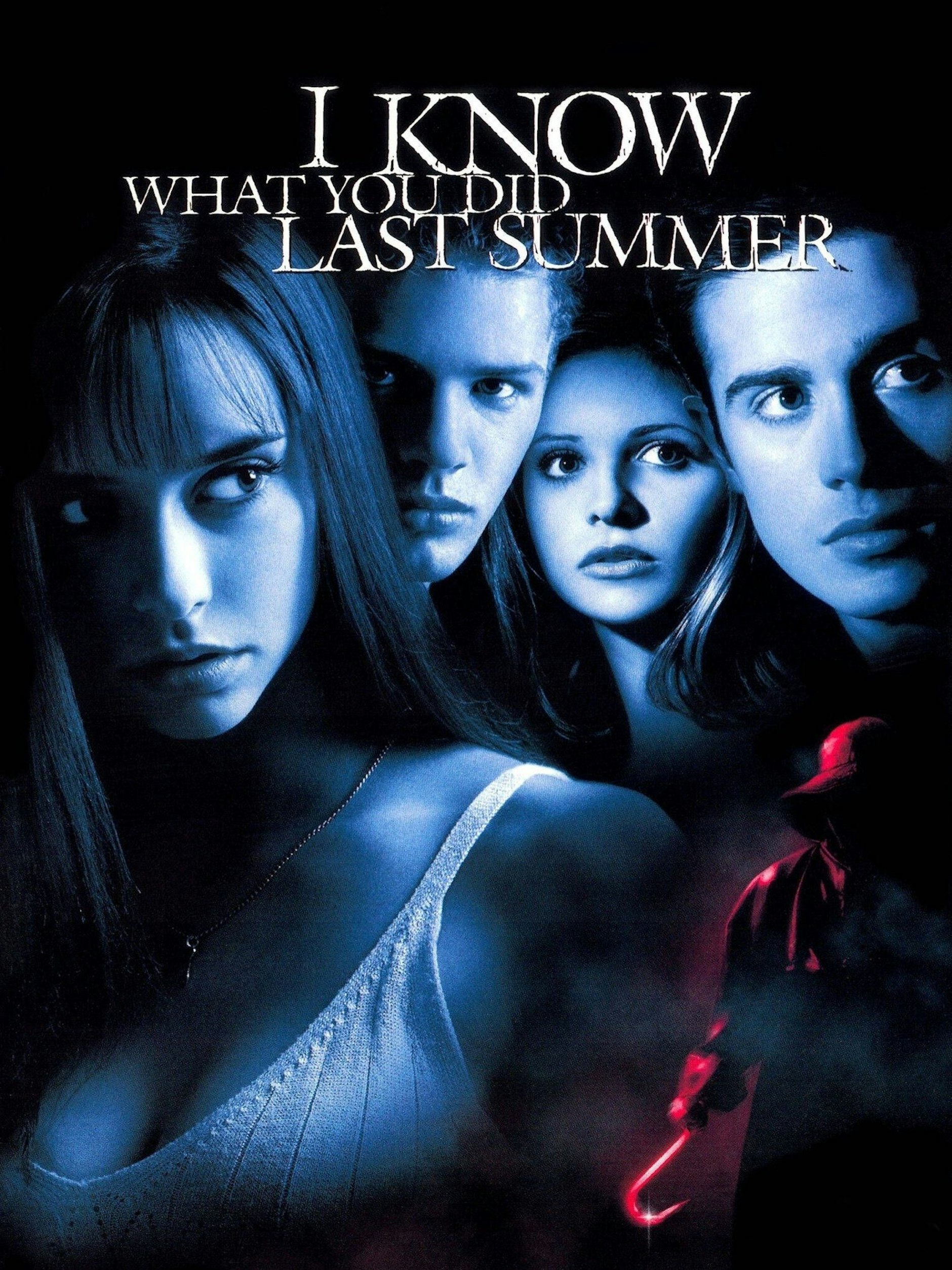 Das Kino-Plakat von „Ich weiß, was du letzten Sommer getan hast“.