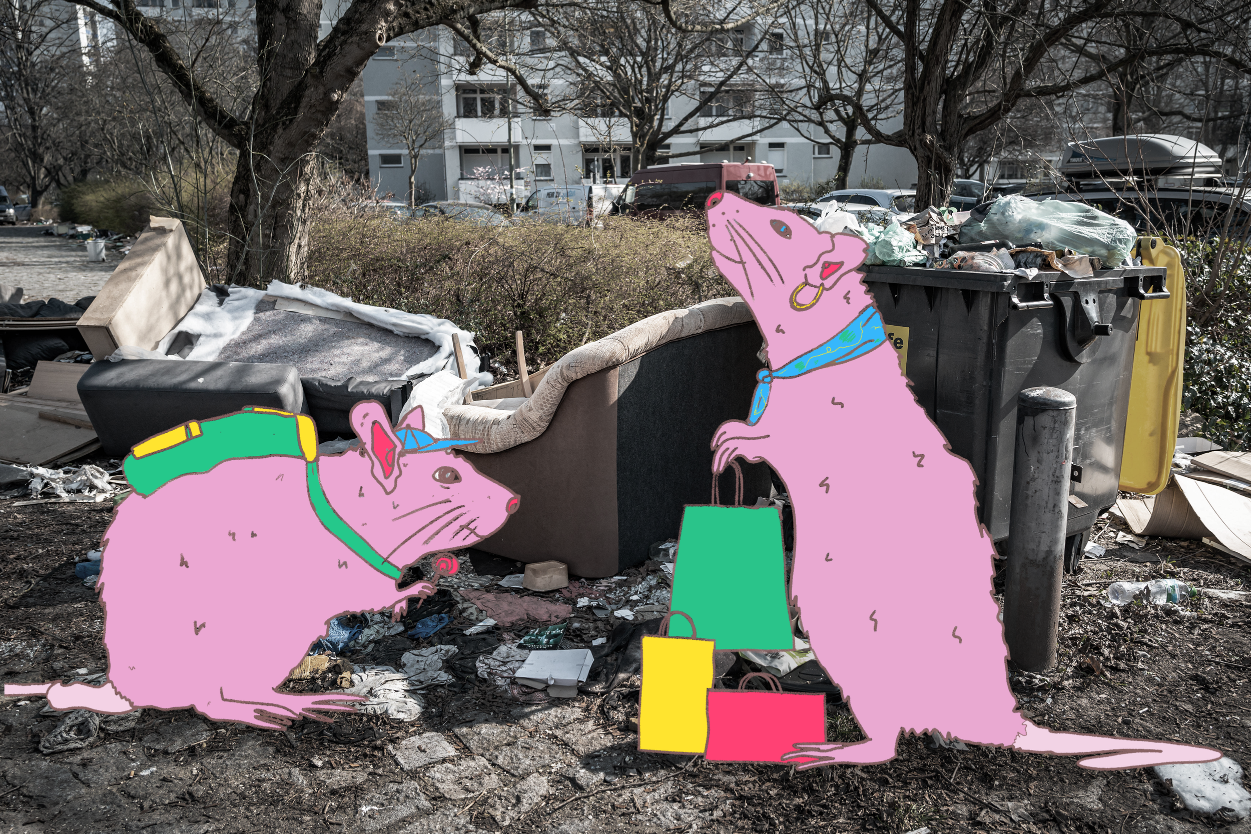 Kottbusser Tor: Müllberge versperren Weg zu Kreuzberger Kita und ziehen Ratten an