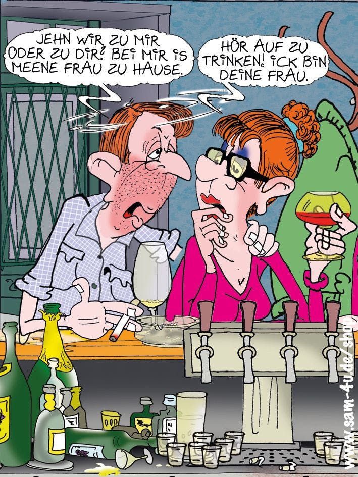 Auch zum Start in den Februar gibt es unseren Cartoon des Tages von Zeichner Sam Paff aus Berlin.