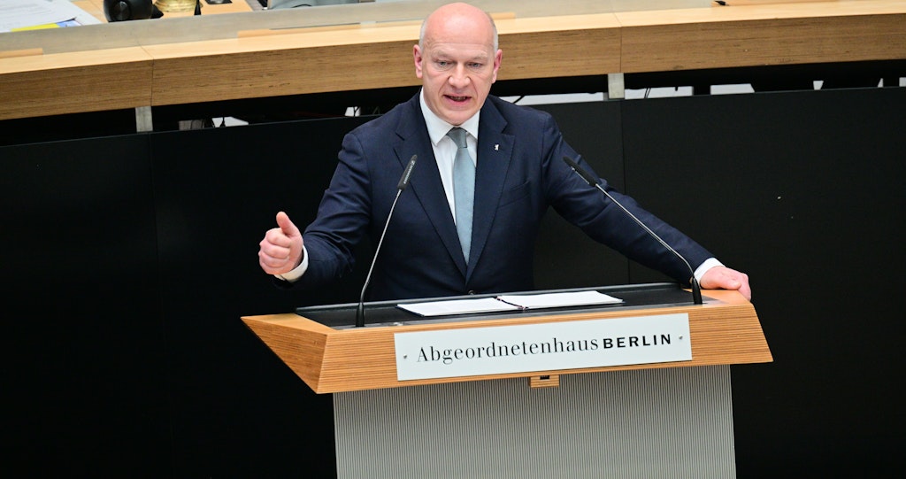 Kai Wegner gegen Merz: Senat wird keinem Gesetz zustimmen ...