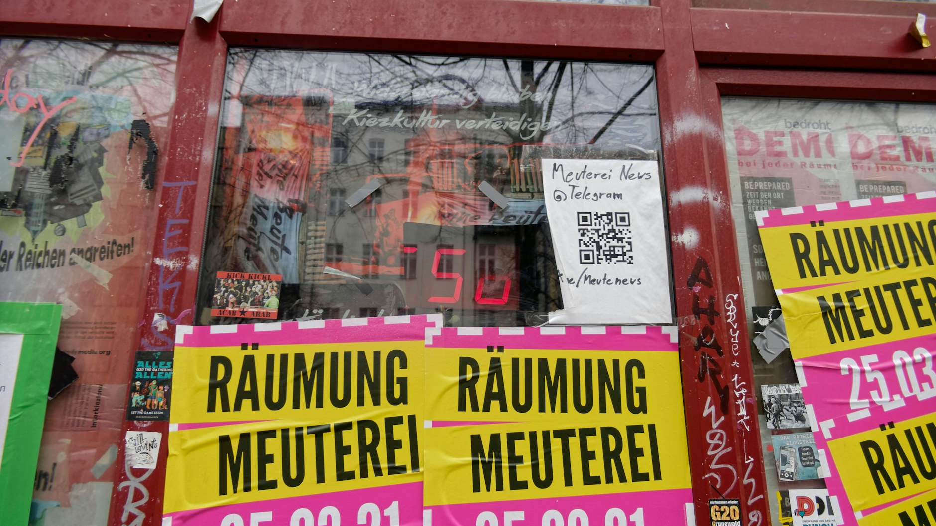 Nicht jede Räumung in Berlin wird klaglos hingenommen.