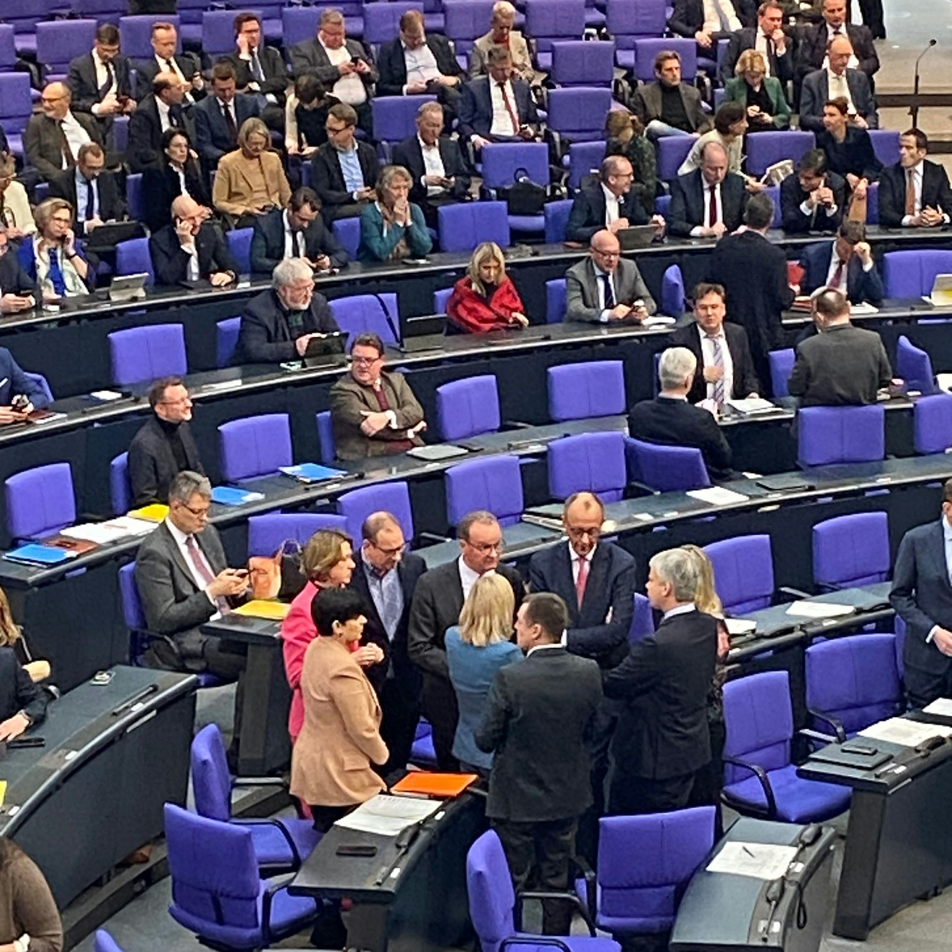 Friedrich Merz im Bundestag.