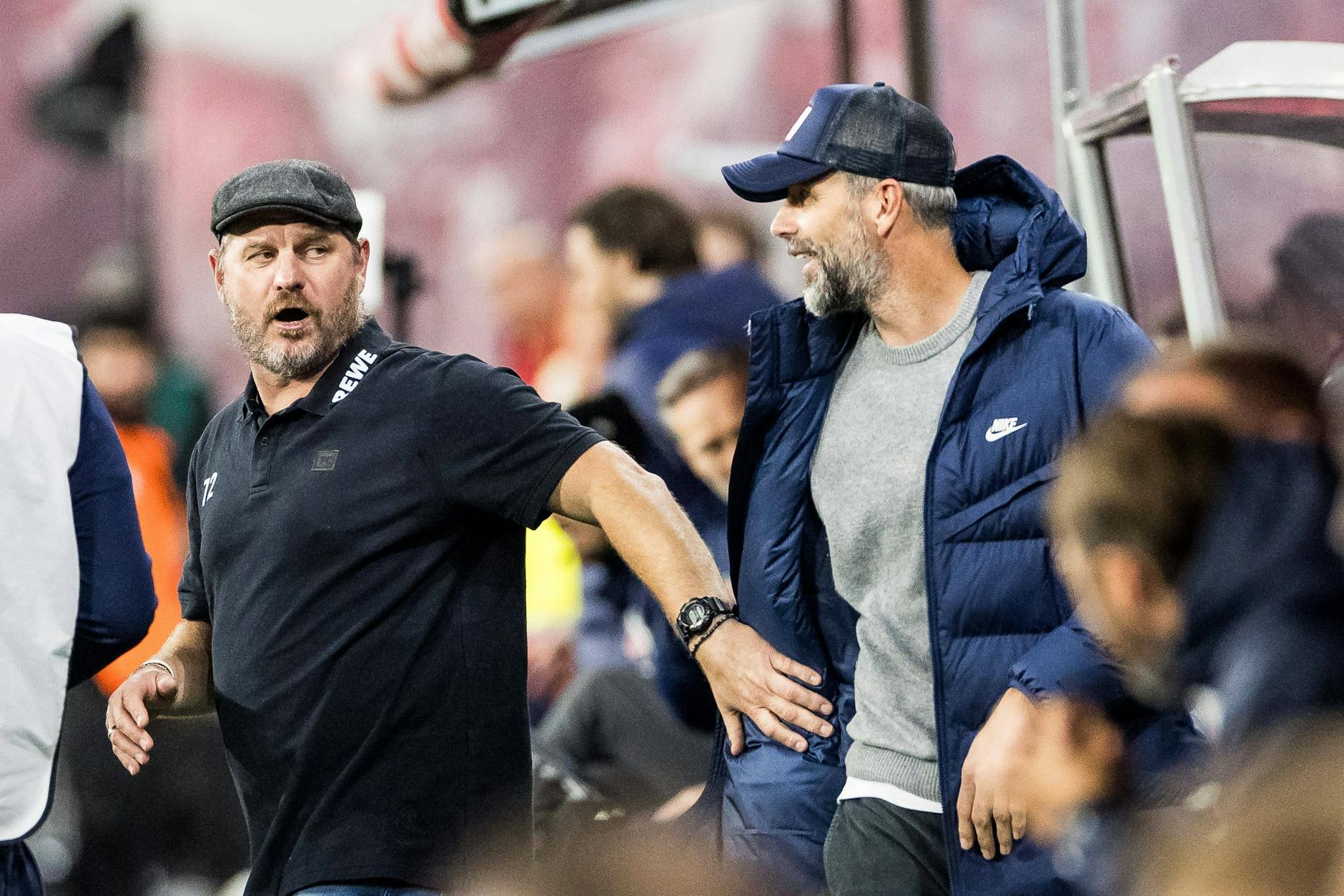 Ob die DDR-Vergangenheit verbindet? Union-Trainer Steffen Baumgart (53) und Marco Rose (48), Chefcoach von RB Leipzig, verstehen sich privat jedenfalls gut.