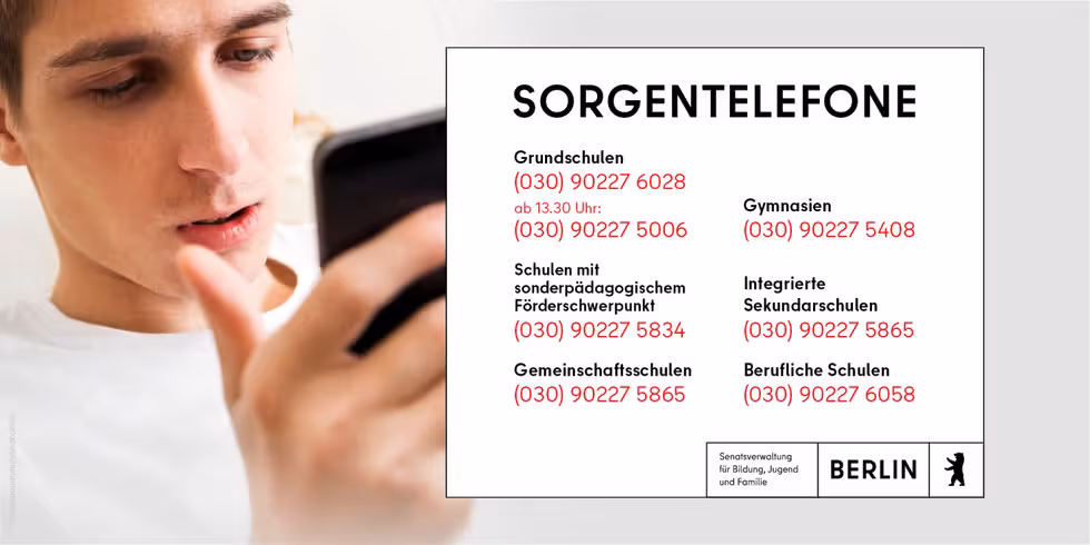 Seit 10 Uhr freigeschaltet: Die Kummer-Nummer für Berliner Schüler