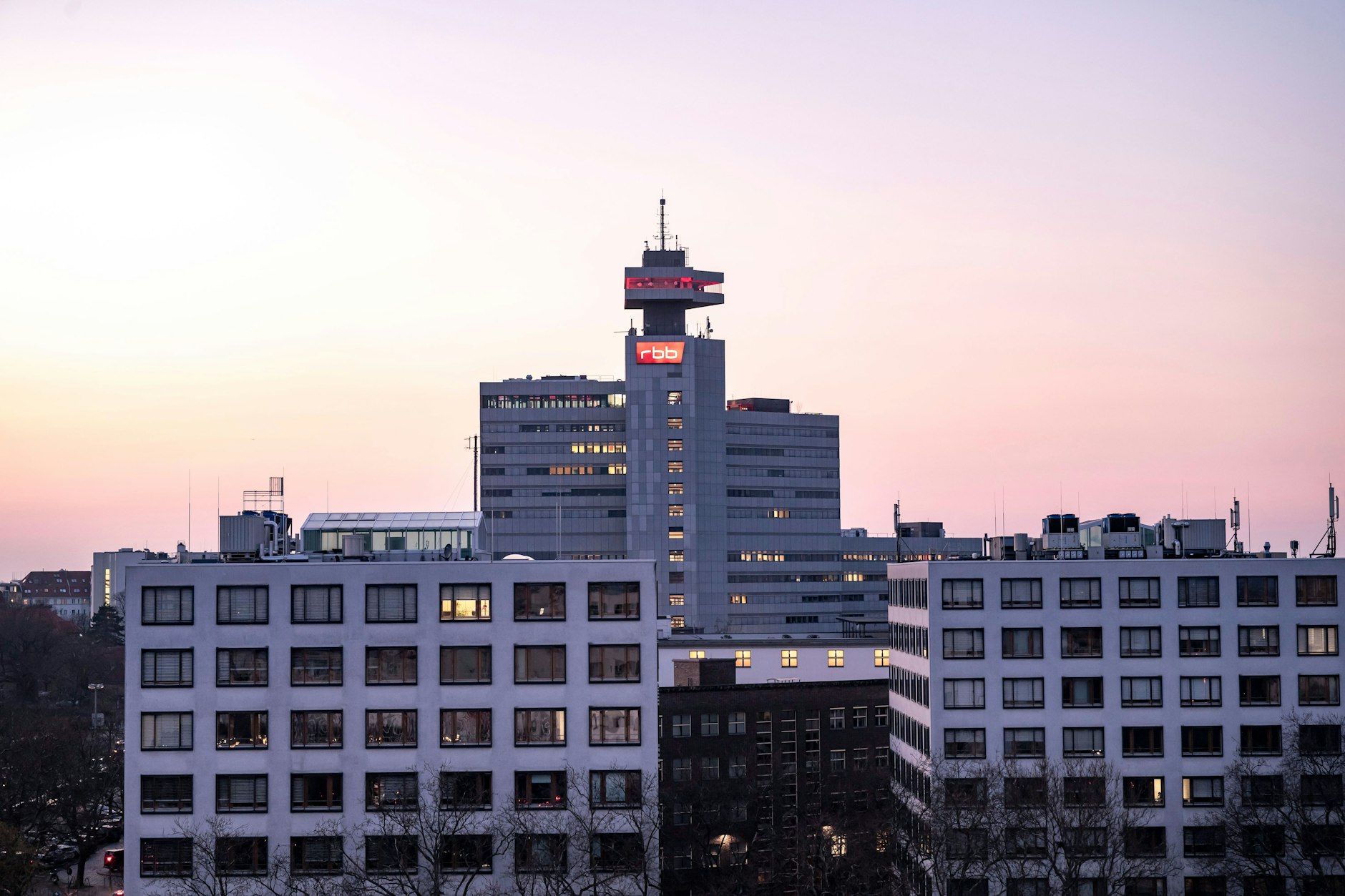 Das RBB-Gebäude in Berlin