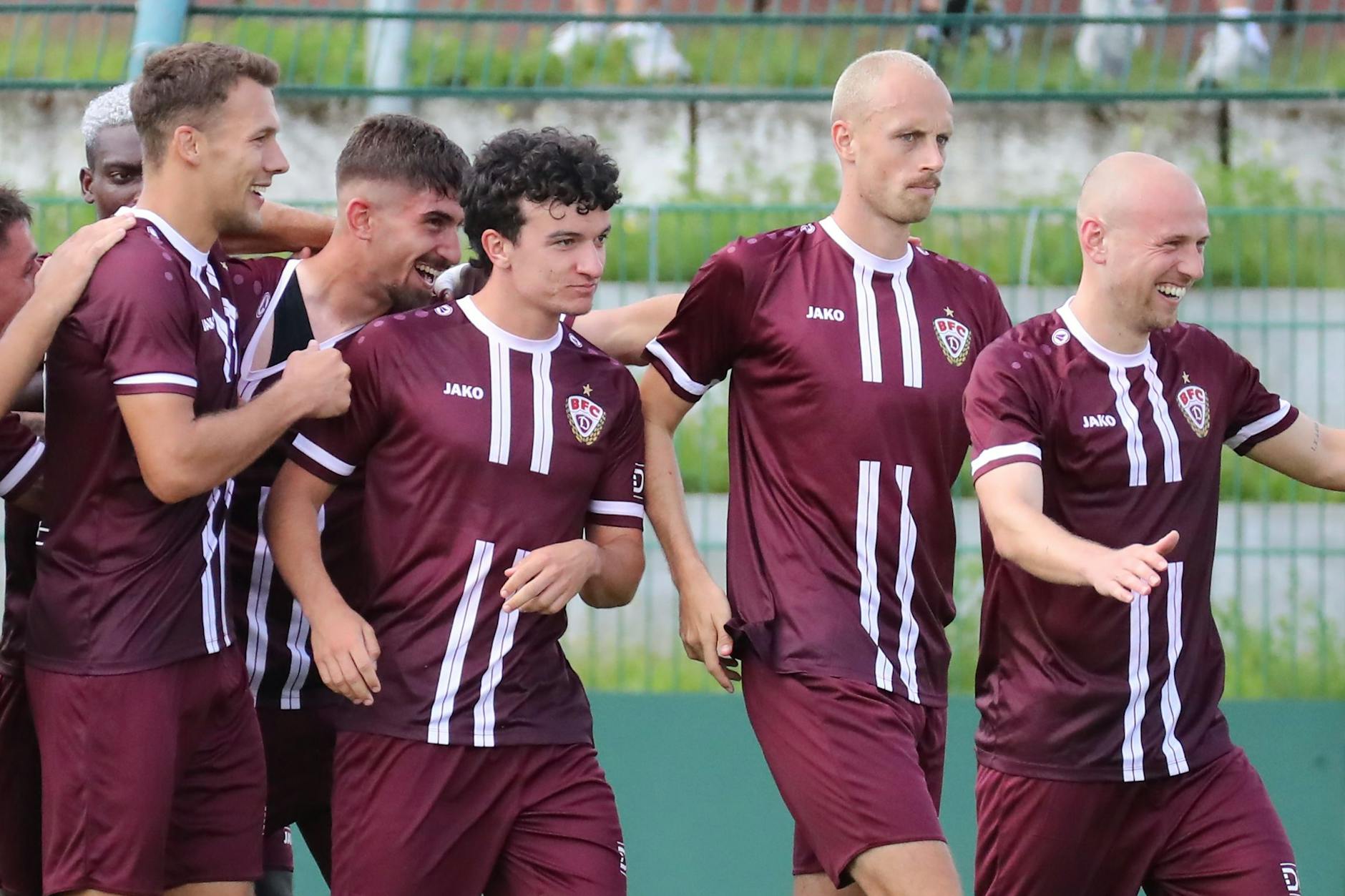 So war im Hinspiel Anfang August im Sportforum: Der BFC Dynamo hatte beim 4:0-Sieg gegen den ZFC Meuselwitz viel zu feiern.