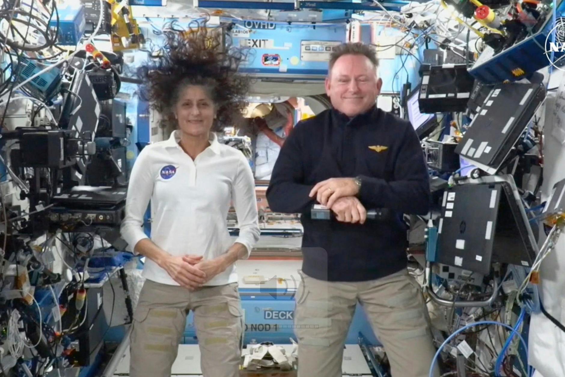 Suni Williams und Butch Wilmore sitzen seit fast acht Monaten auf der Internationalen Raumstation (ISS) fest.