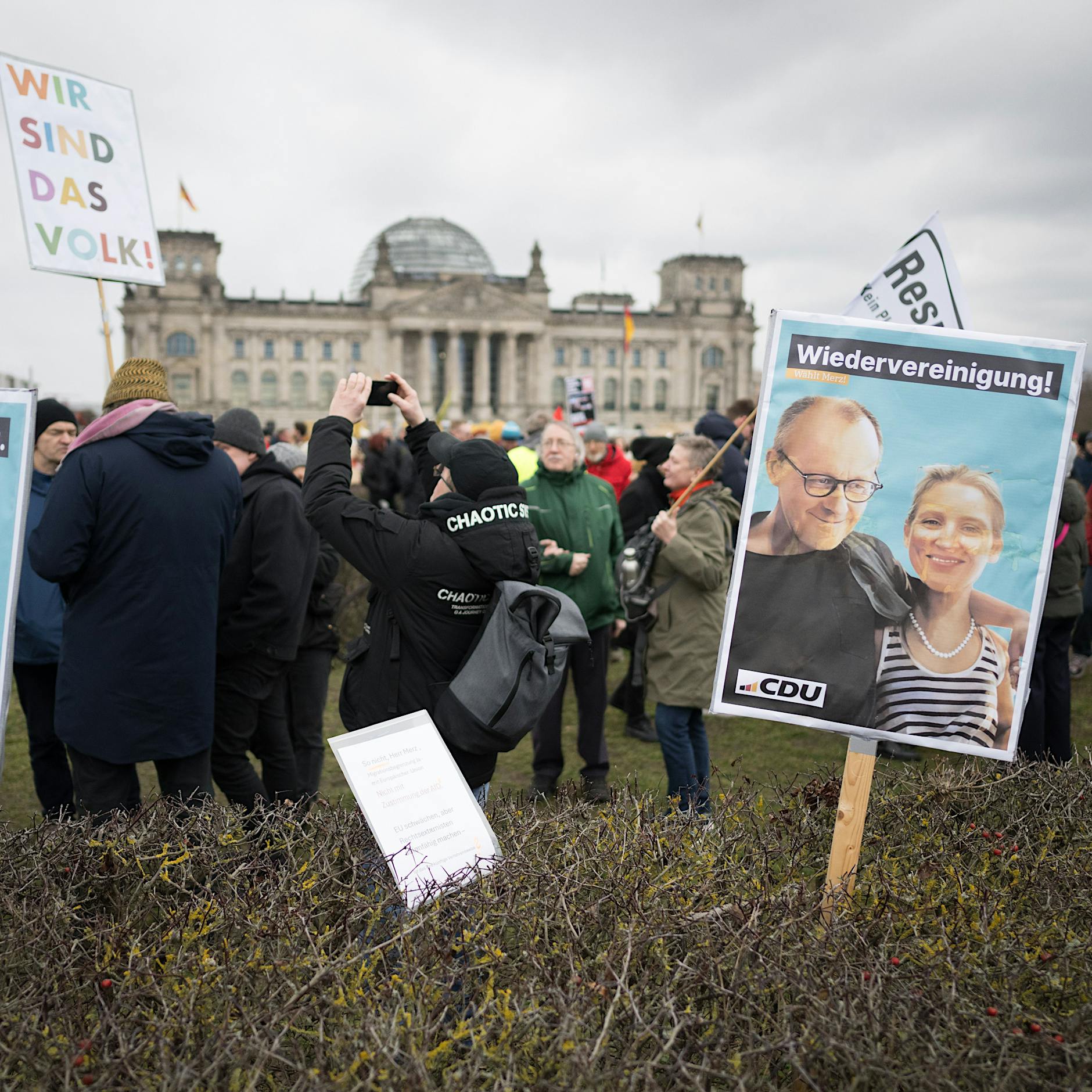 „Aufstand der Anständigen“: 60.000 Menschen demonstrieren in Berlin gegen rechts