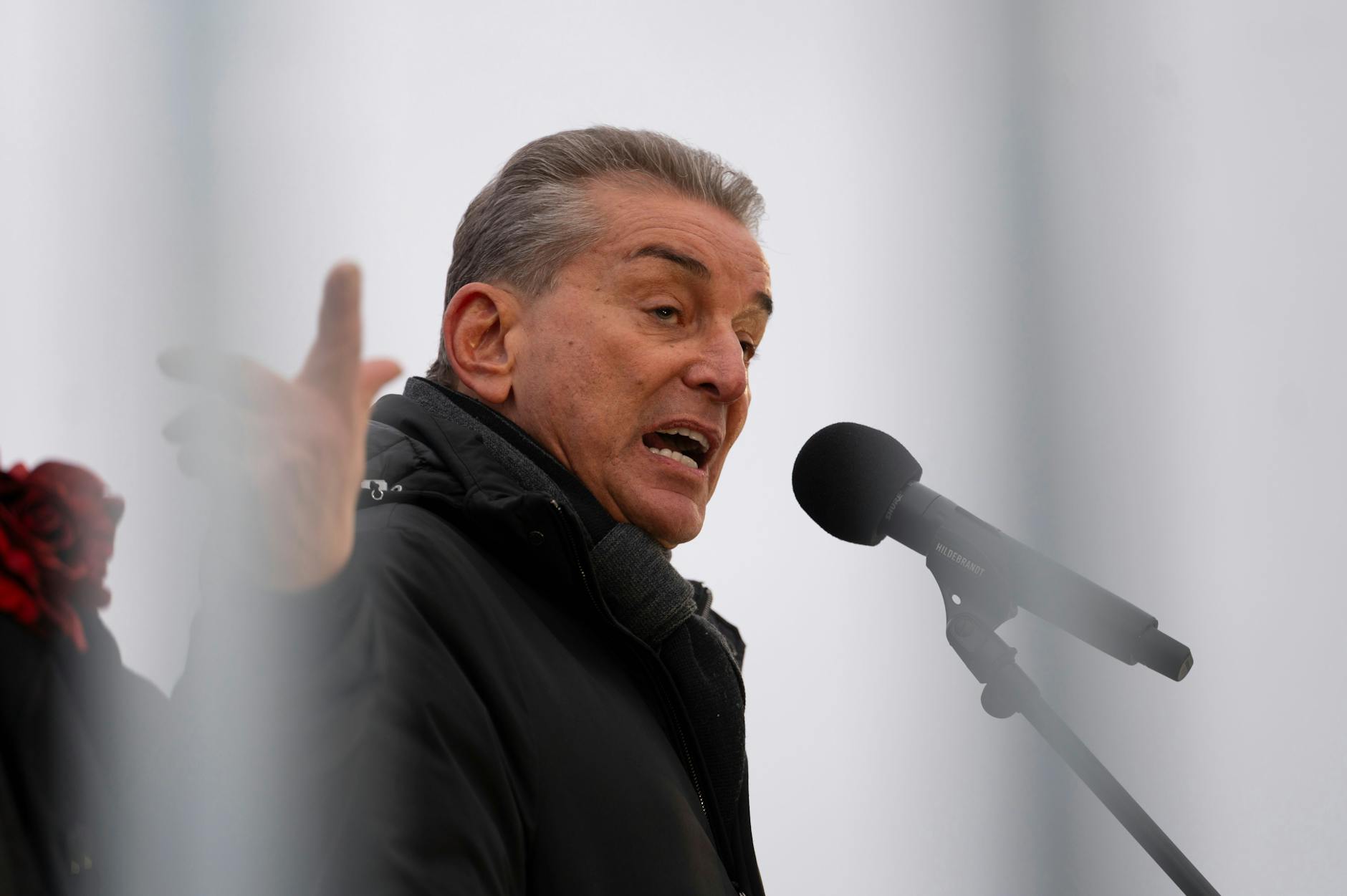 Hat gerade die CDU verlassen: Sprecher Michel Friedmann auf der Reichstagwese