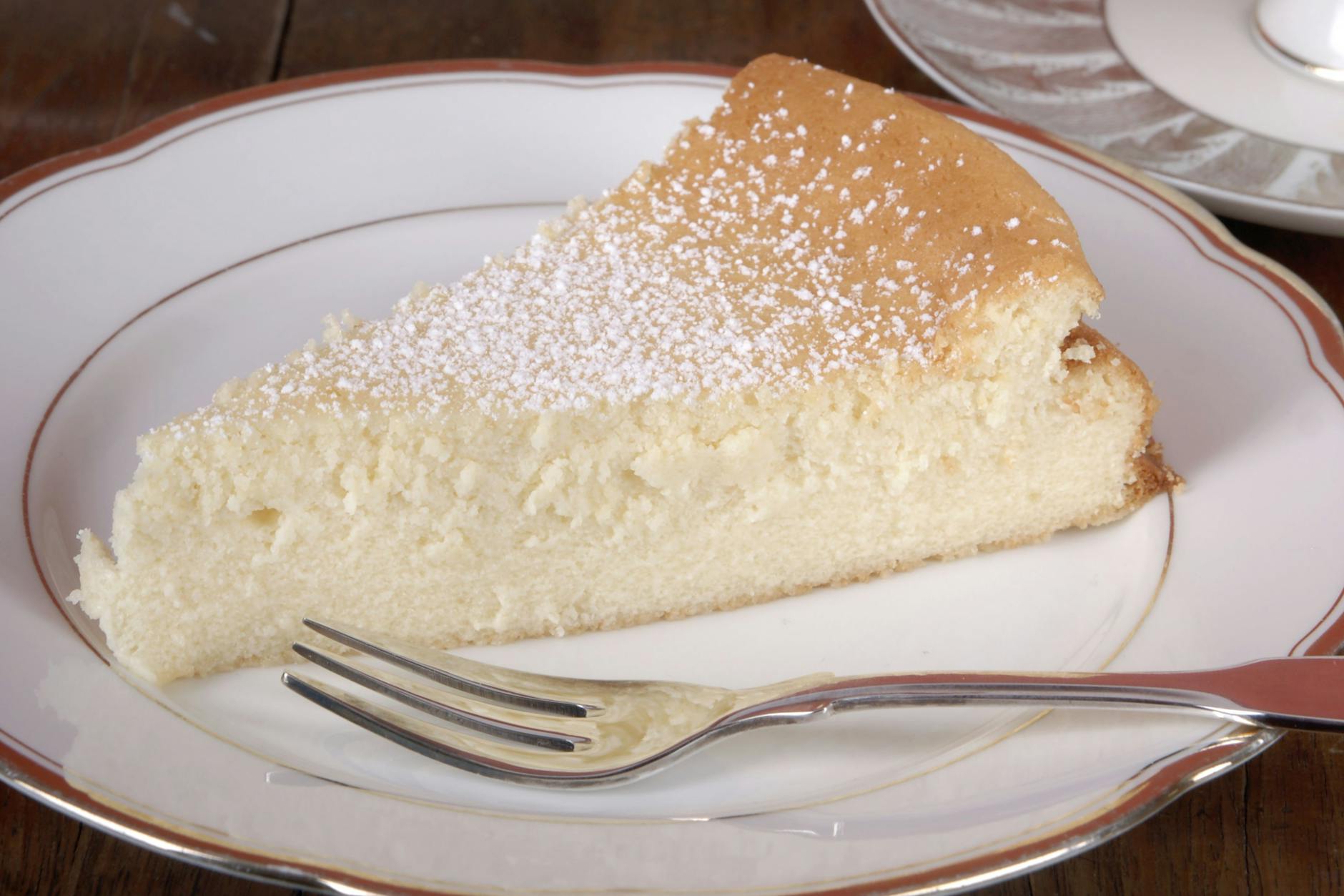 So ein feiner Käsekuchen kann auch mit Torten konkurrieren.