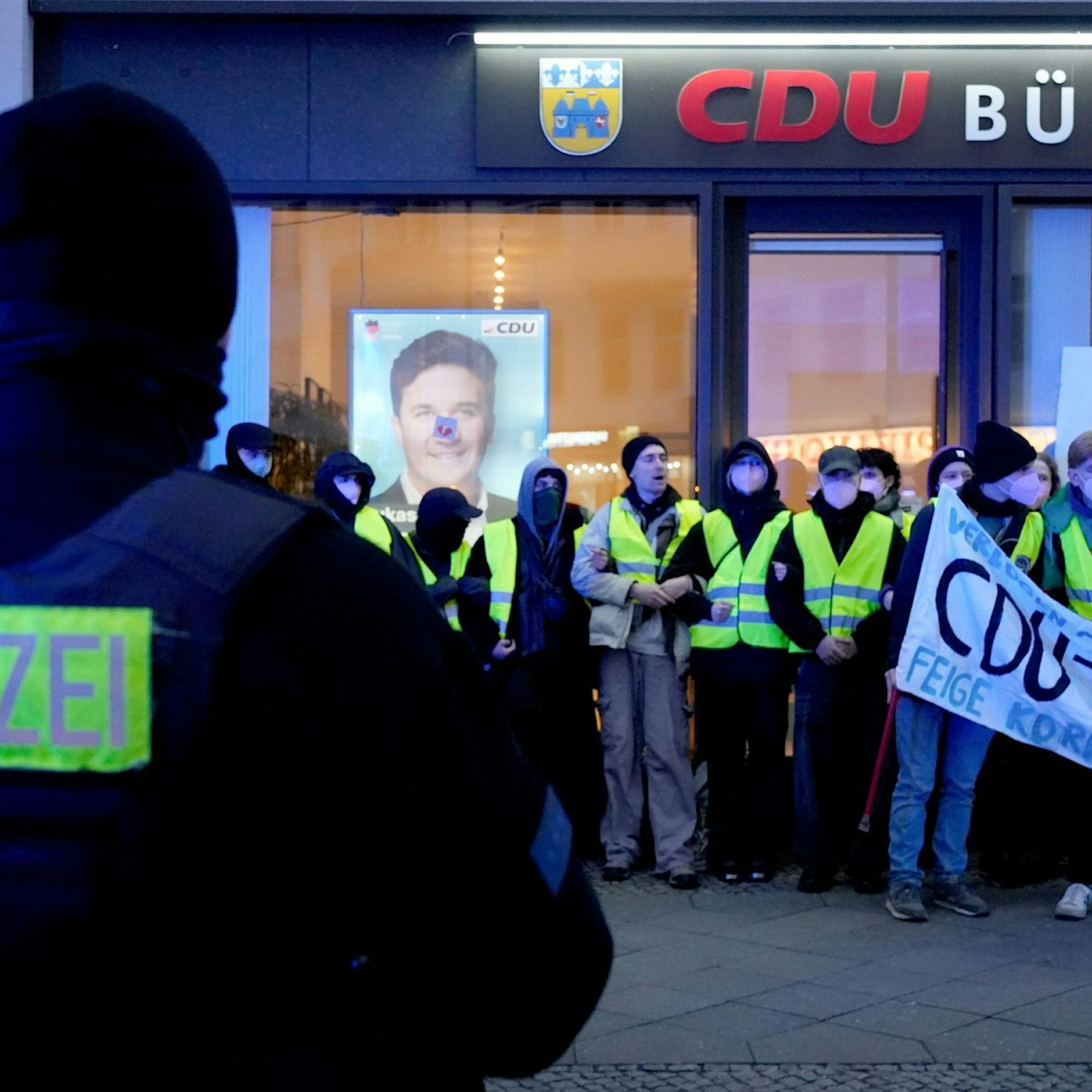 CDU-Geschäftsstelle in Berlin besetzt: Partei spricht von „faschistischen Methoden“