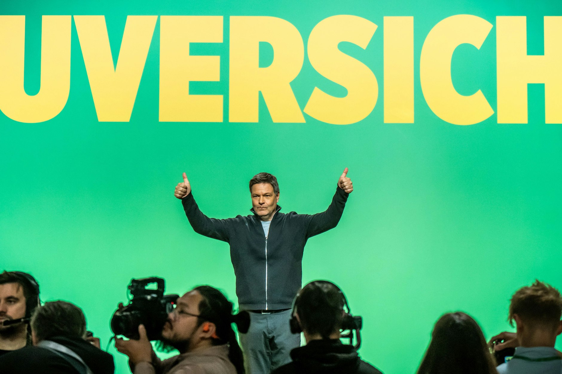 Grünen-Spitzenkandidat Robert Habeck kann sich über neue Unterstützer freuen.