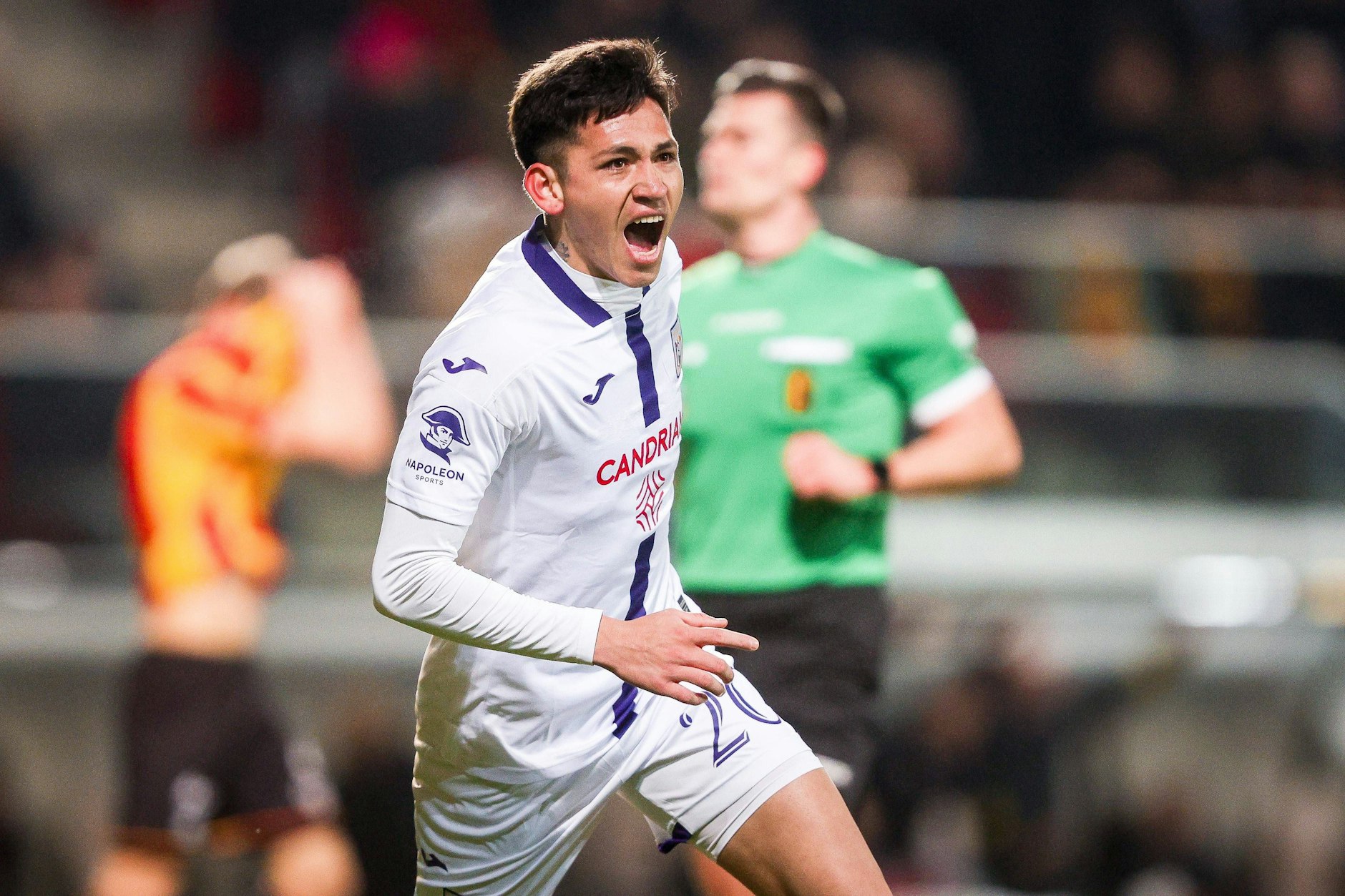 Stürmer Luis Vazquez (23) jubelt schon länger nicht mehr für Anderlecht und könnte in Zukunft für Hertha BSC auf Torejagd gehen.