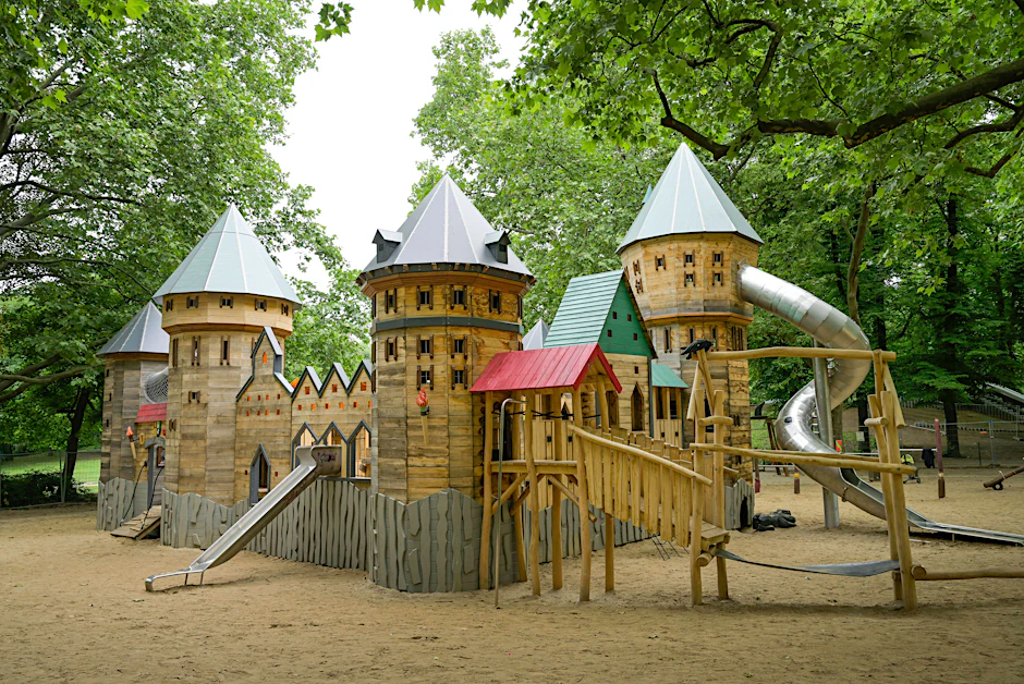 Der Zauberspielplatz im Volkspark Wilmersdorf war am Montag geschlossen.