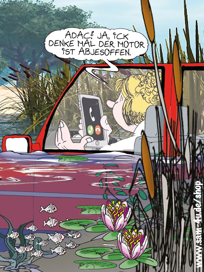 Auch heute bekommen Sie mit unserem Cartoon des Tages von Sam Paff aus Berlin etwas zum Schmunzeln.