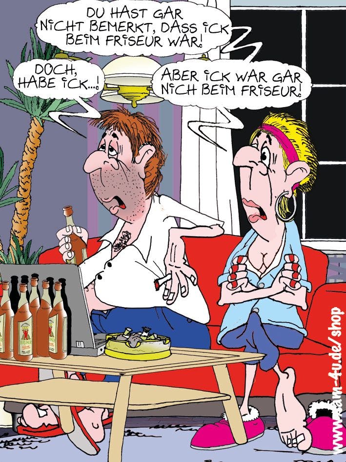 Auch am Dienstag gibt es den traditionellen Cartoon des Tages von Zeichner Sam Paff aus Berlin.