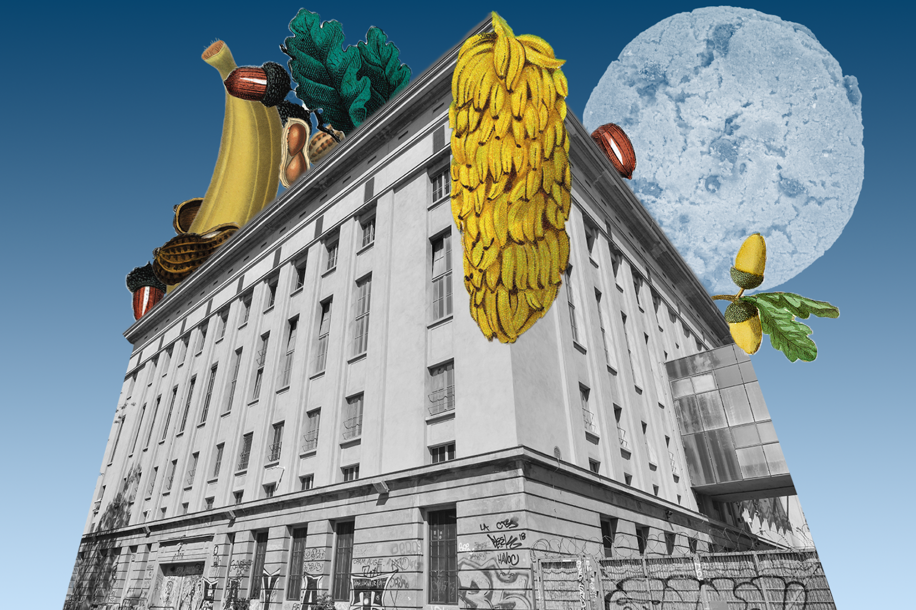 Berghain, Nüsse und Bananen, eine gute Kombi? Oder muss die Verpflegung lieber draußen bleiben?