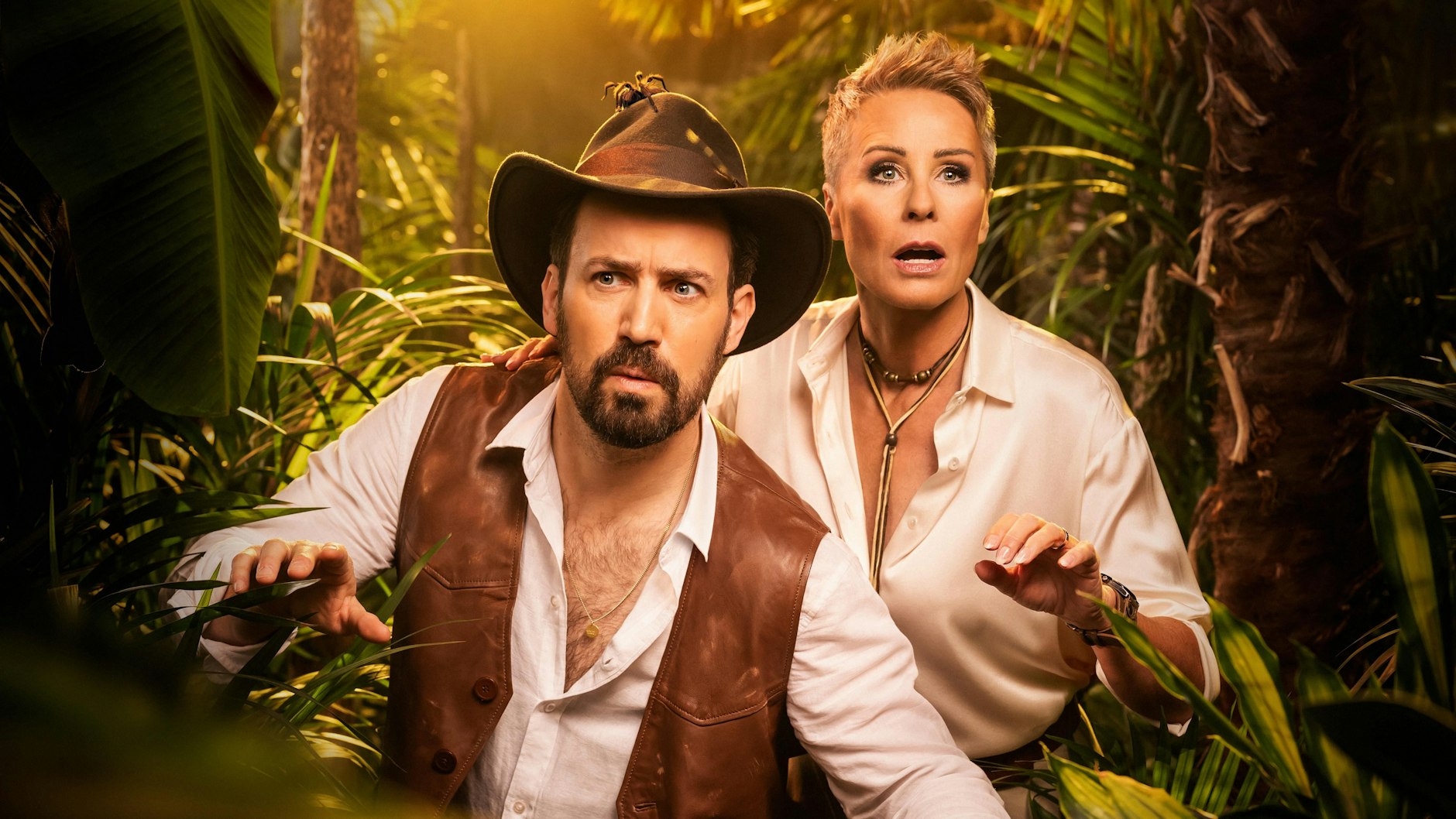 Sonja Zietlow und Jan Köppen moderieren das Dschungelcamp bei RTL.