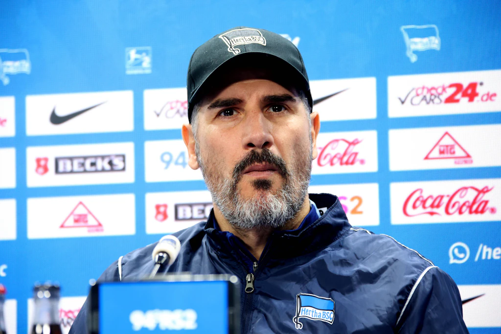 Cristian Fiel genervt - Hertha-Krise belastet Privatleben des Trainers