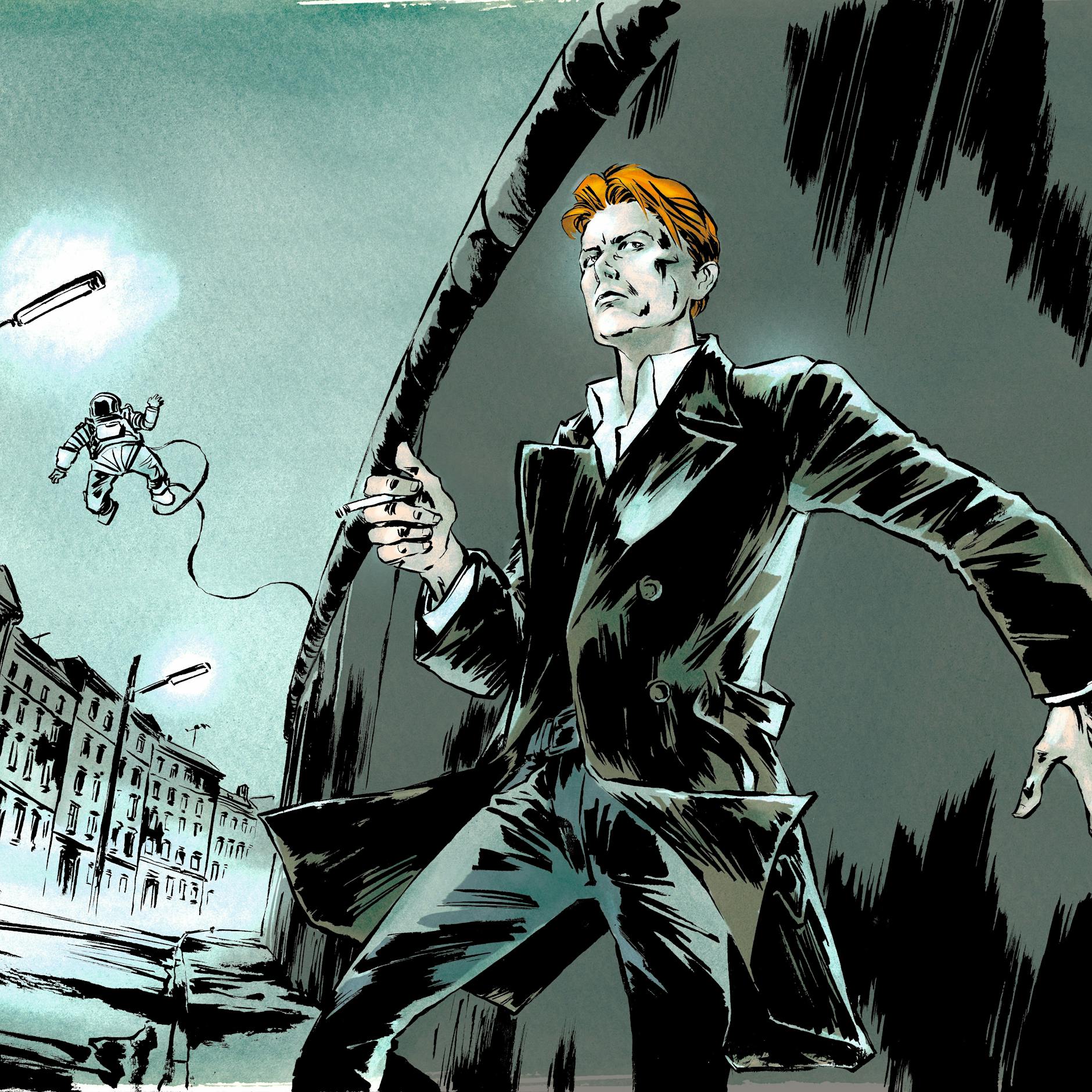 Vollgepumpt mit Drogen: David Bowies Berliner Jahre als Comic