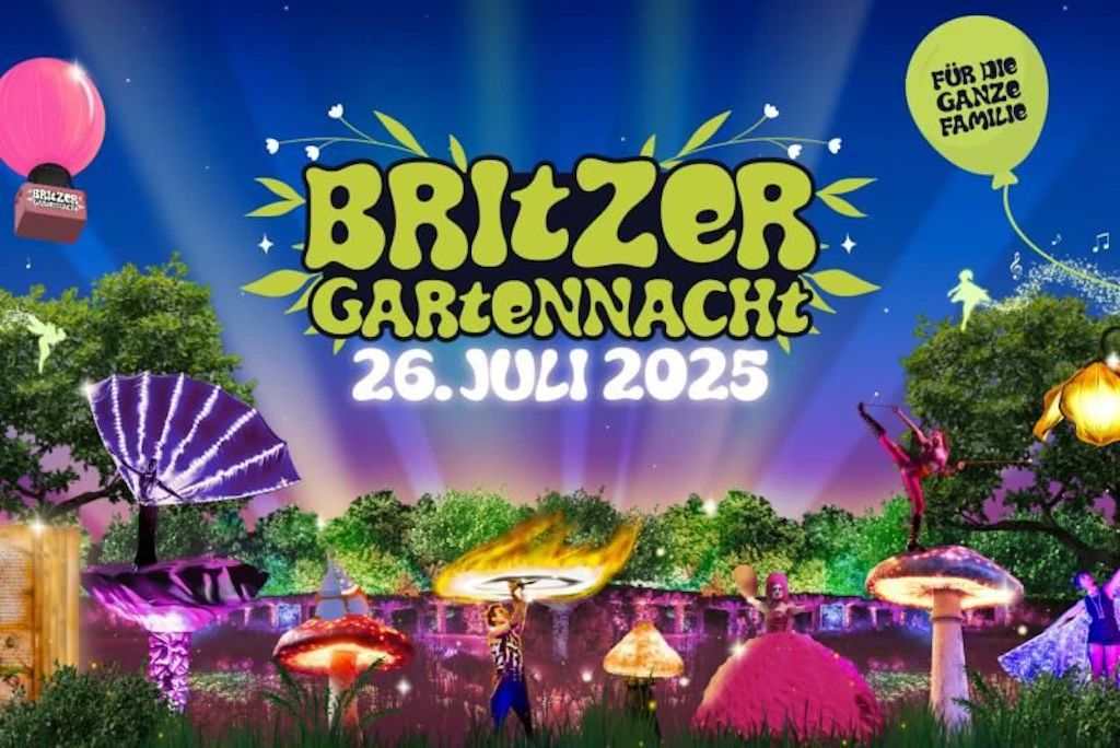 Die Britzer Gartennacht 2025 ist am 26. Juli. Informationen und Tickets hier!