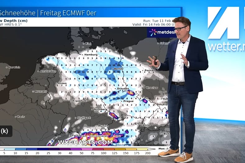 Laut Wetter-Experte Dominik Jung fällt in den kommenden Tagen vor allem im Norden reichlich Schnee.