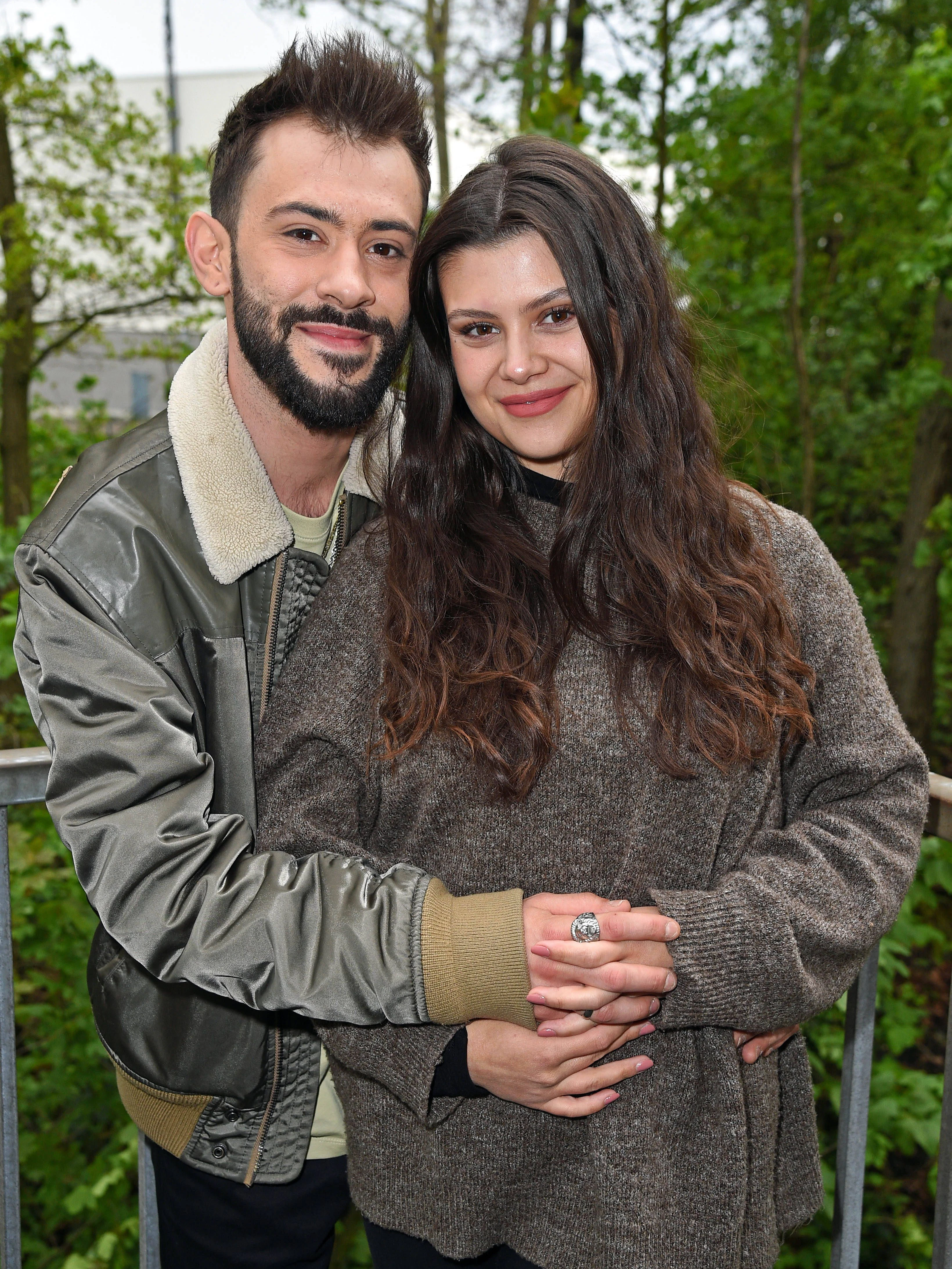 Daniele Negroni im Mai 2023 mit seiner damaligen Verlobten Davina Carstens