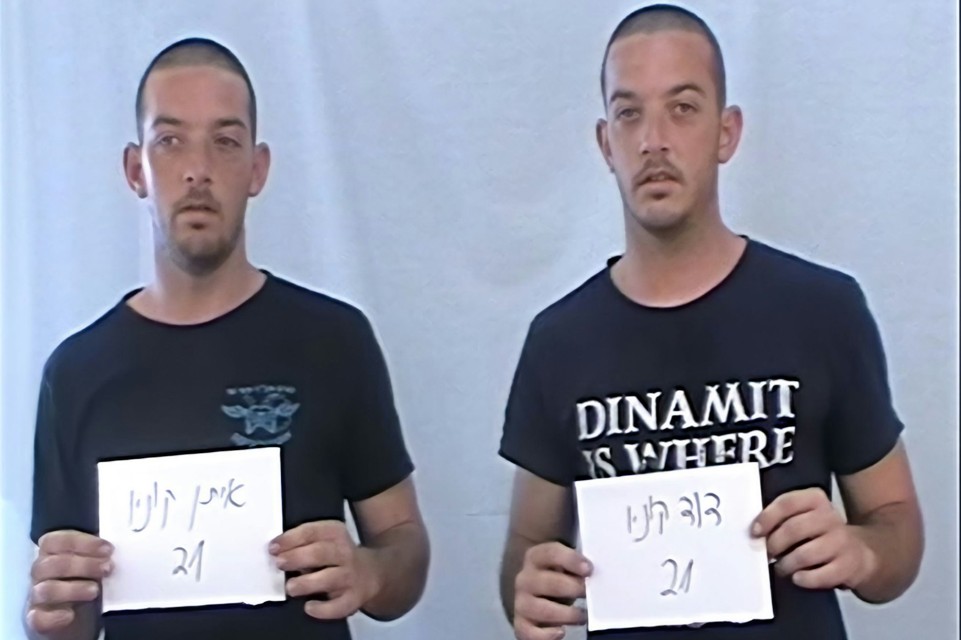 Eitan und David Cunio beim Vorsprechen für den Film „Youth“.