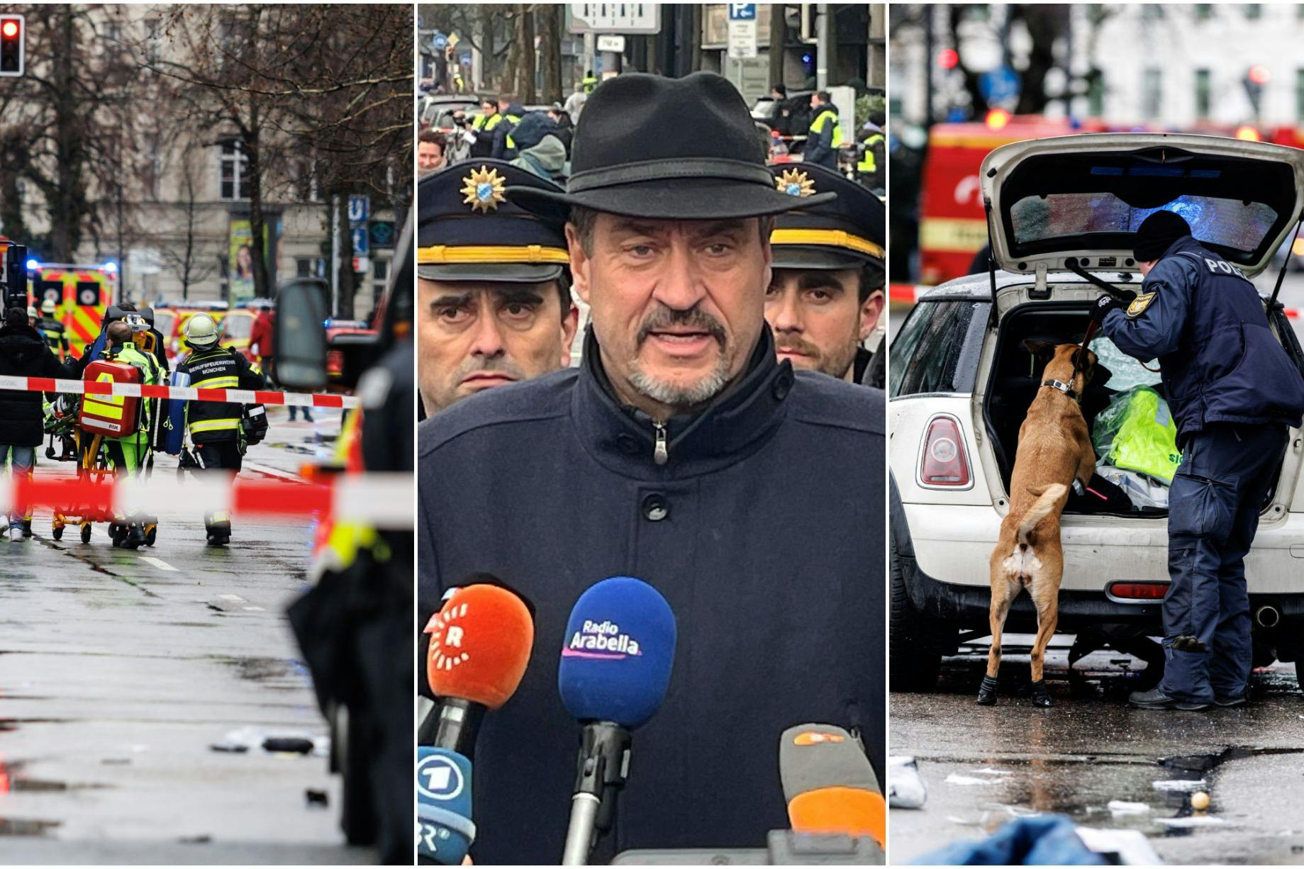 In der Münchner Innenstadt ist ein Afghane in eine Menschengruppe gefahren.