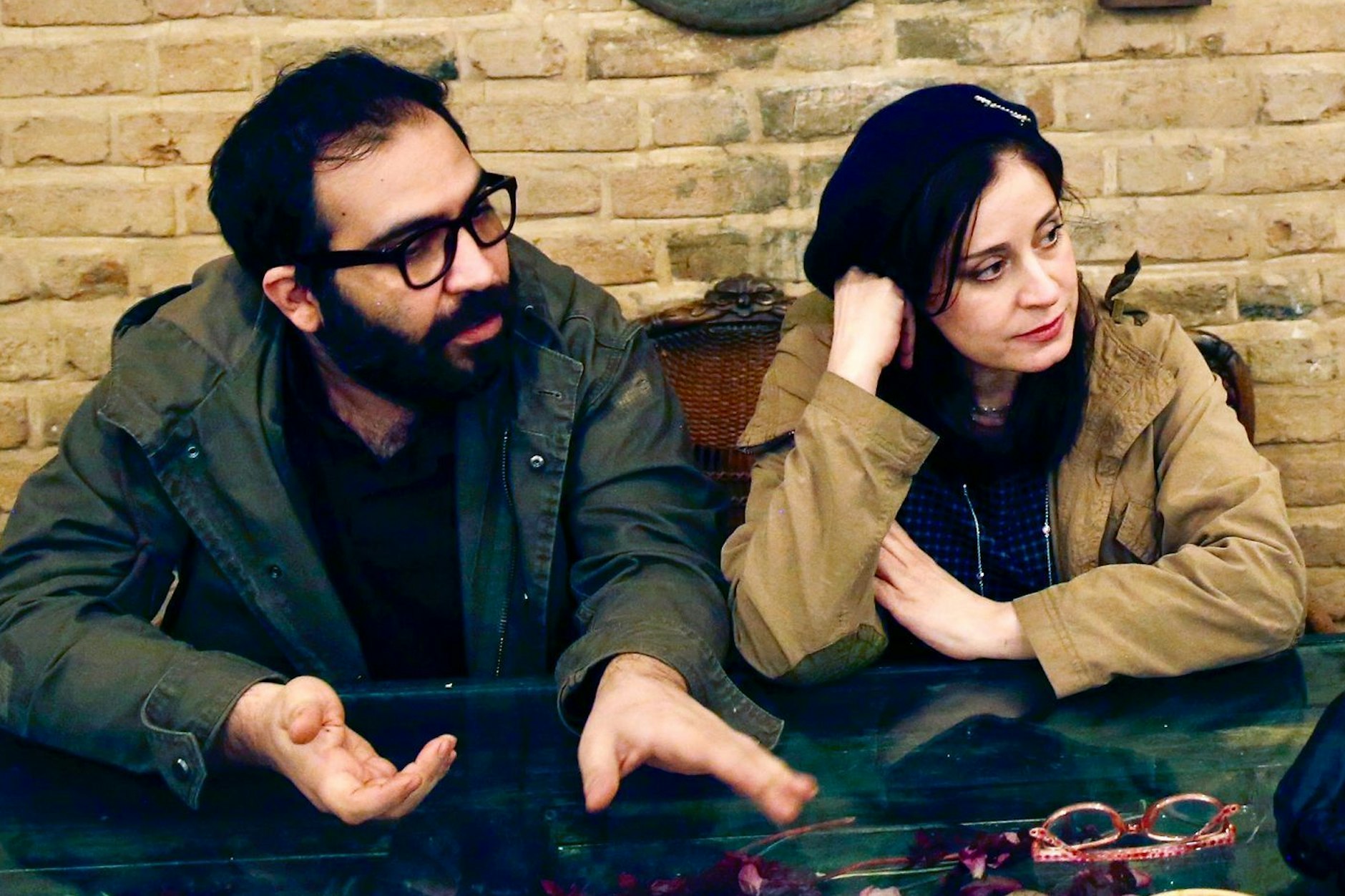 Das iranische Filmregiepaar Maryam Moghadam (r.) und Behtash Sanaeeha