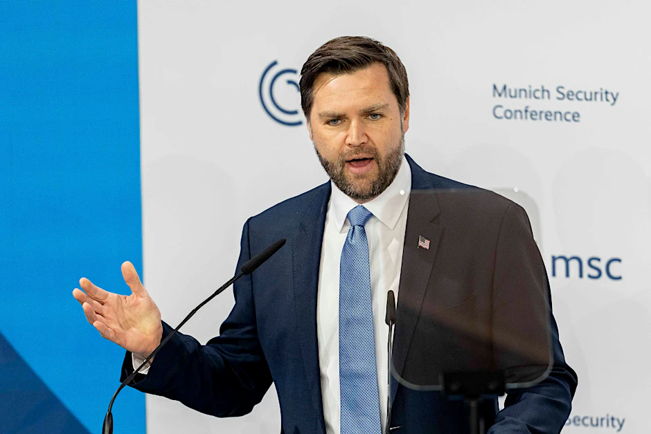 US-Vizepräsident J.D. Vance vor der 61. Münchener Sicherheitskonferenz
